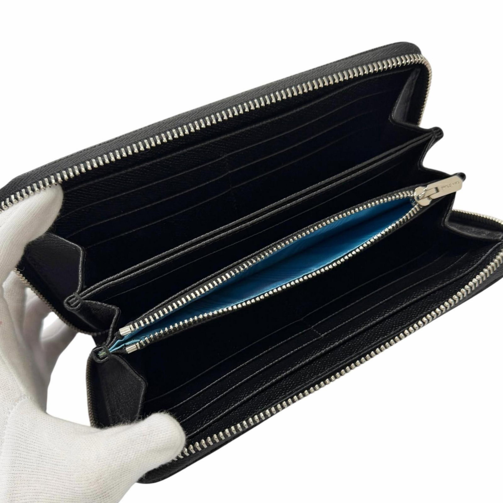Long Bi fold Wallet Leather - 4
