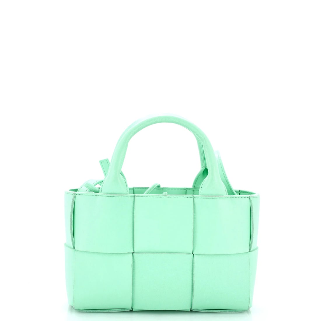 Veneta Bottega Arco Maxi Leather Intrecciato Tote Candy (1 of 6)