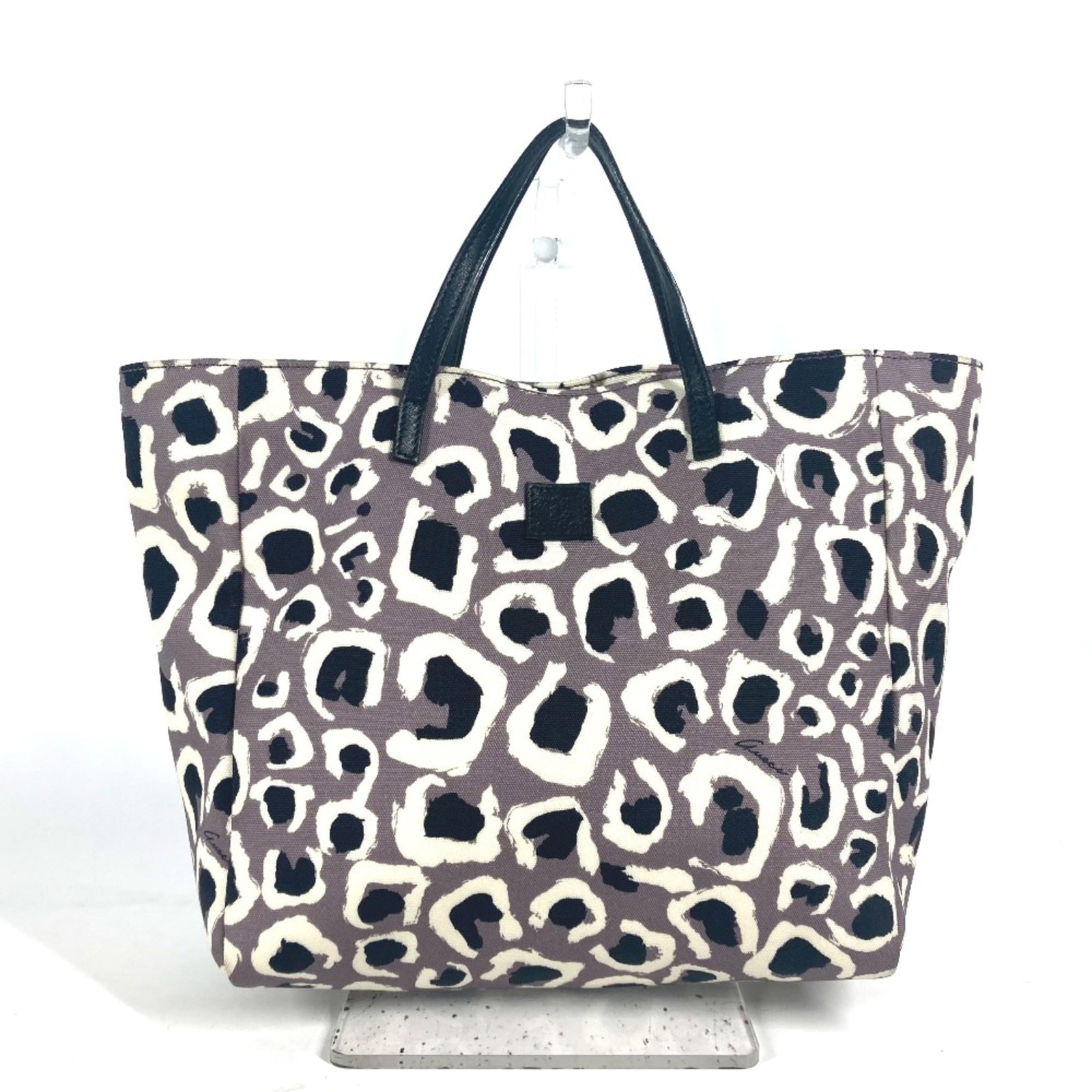 Tote Gucci Other: Tote Gucci Other Purple Gucci Other Tote Bag. Made from the specified material, this tote bag measures 23.5cm wide and 21.5cm high, with a depth of 11cm. The base provides an accurate measurement for 