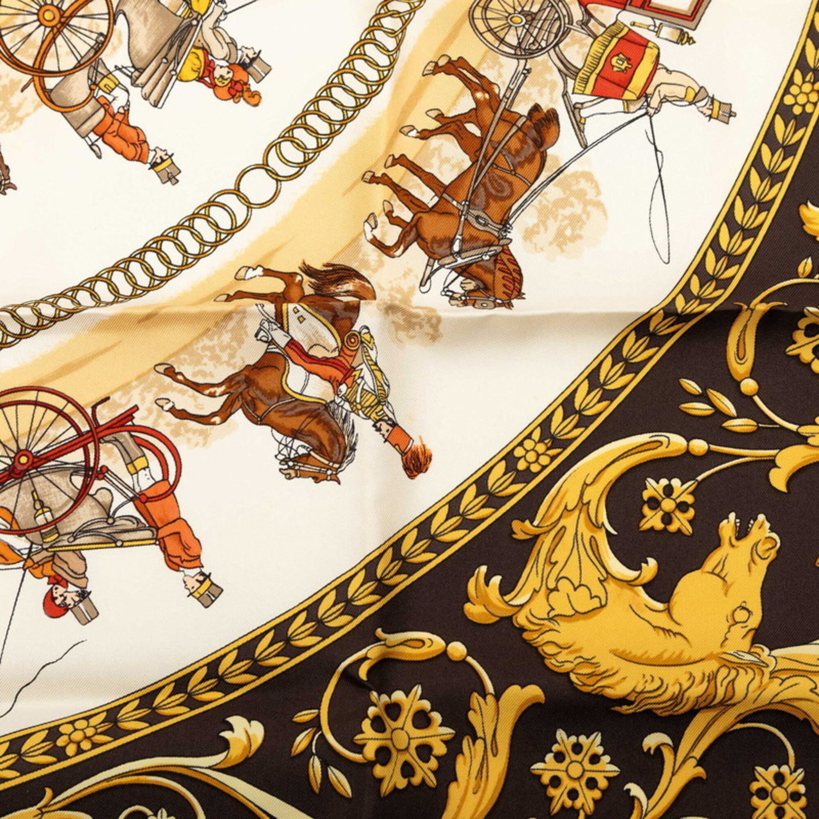 Hermes Silk Scarf - 4