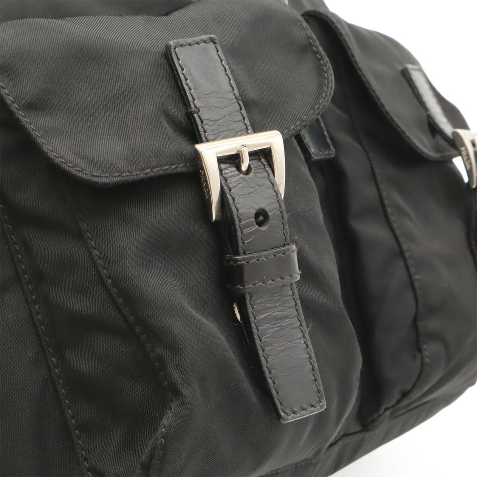Nylon Leather Prada Backpack - 10