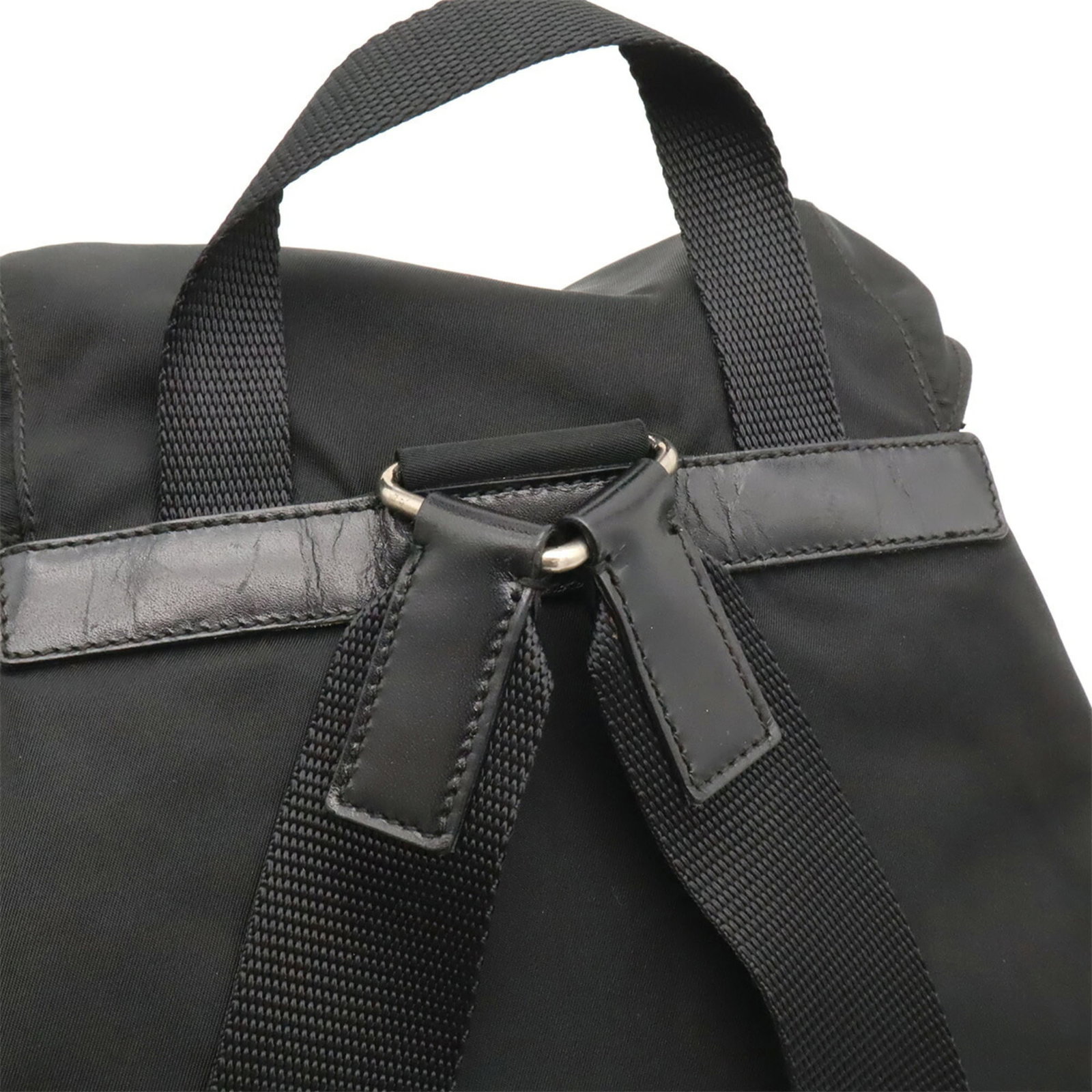 Nylon Leather Prada Backpack - 5