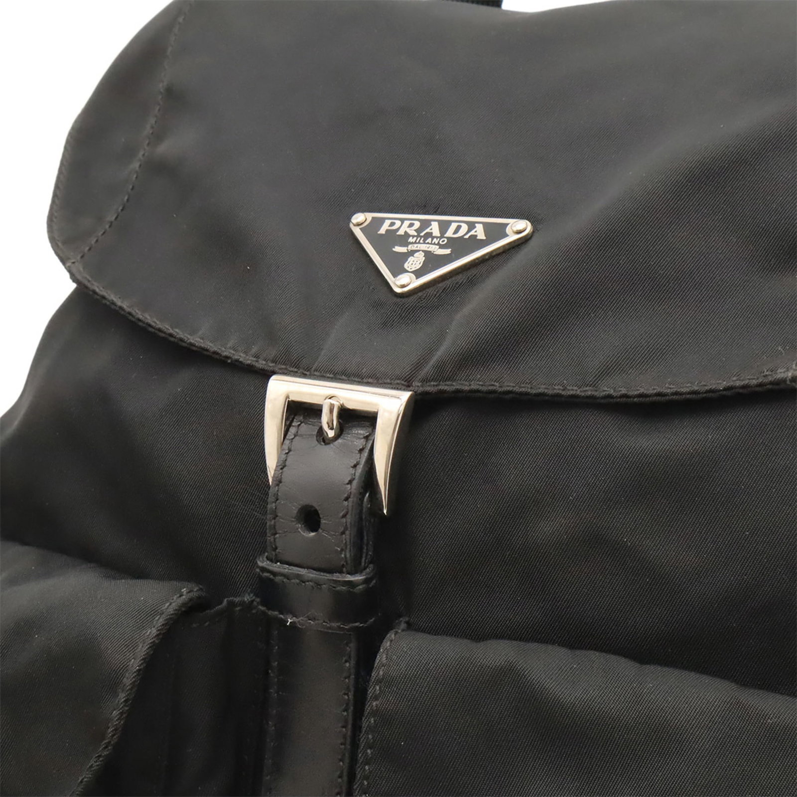 Nylon Leather Prada Backpack - 9