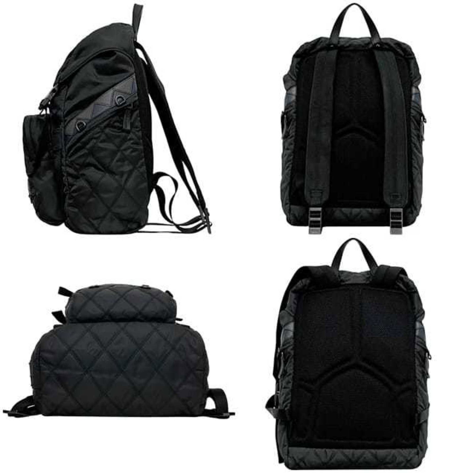 Nylon Leather Prada Backpack - 3