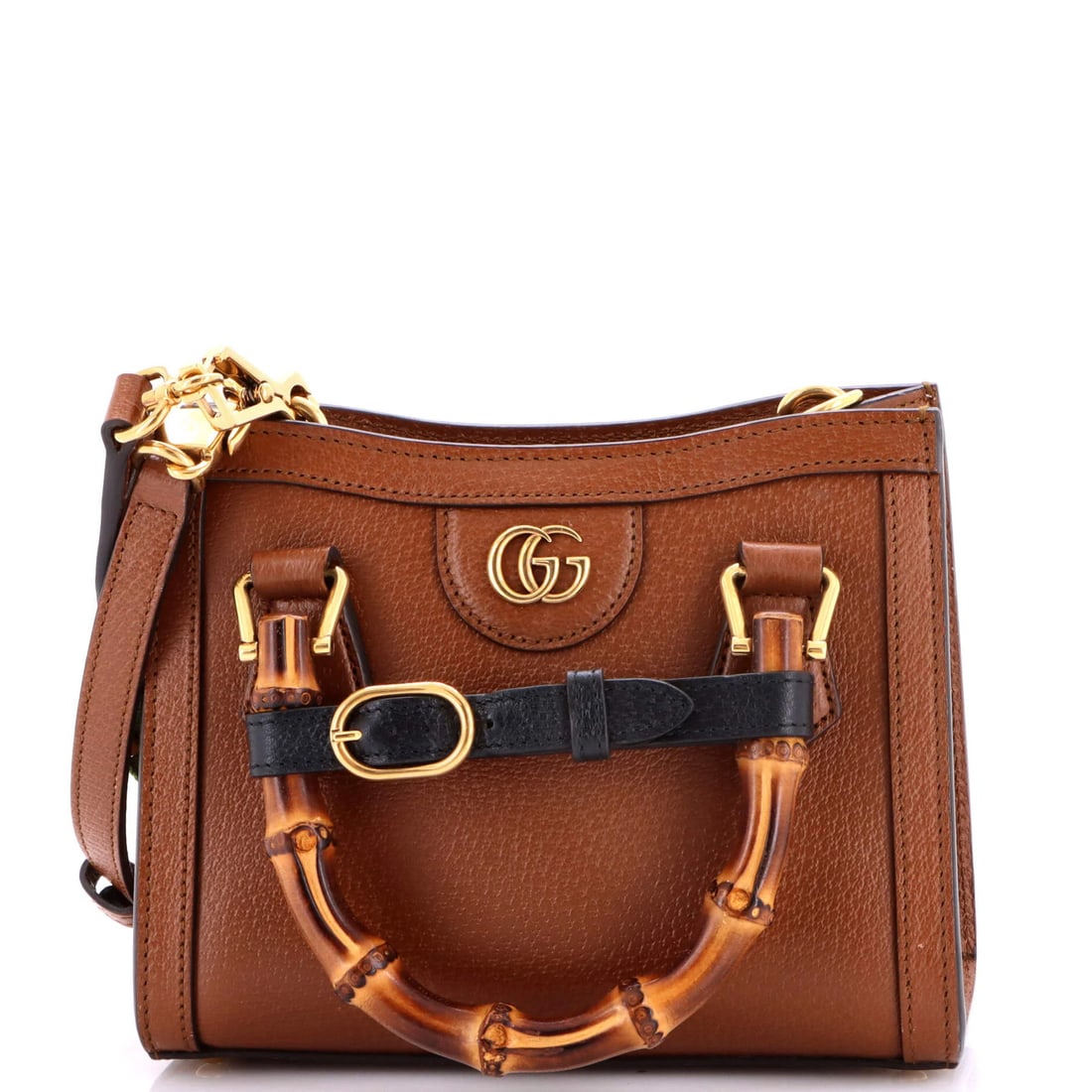 Leather Mini Handle Bamboo Gucci Tote Diana: Leather Mini Handle Bamboo Gucci Tote Diana Leather Mini Handle Bamboo Gucci Tote Diana - A stylish mini tote with a unique bamboo handle, featuring Gucci's signature leather exterior and neutral micr