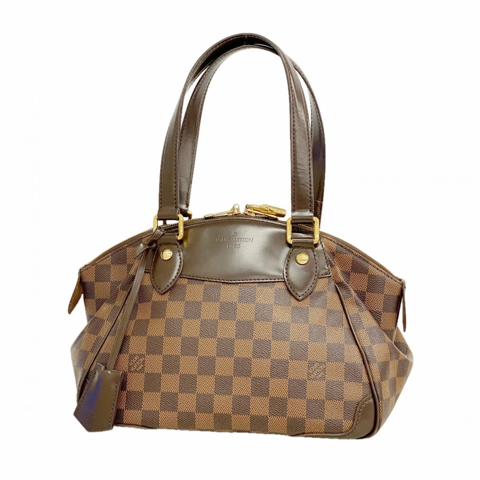 Louis Vuitton Handbag: Louis Vuitton Handbag Ebene Louis Vuitton Handbag, measuring 21.5cm x 28cm x 15cm, boasts a classic design with its signature monogram pattern and timeless style. The Ebene color adds a touch of