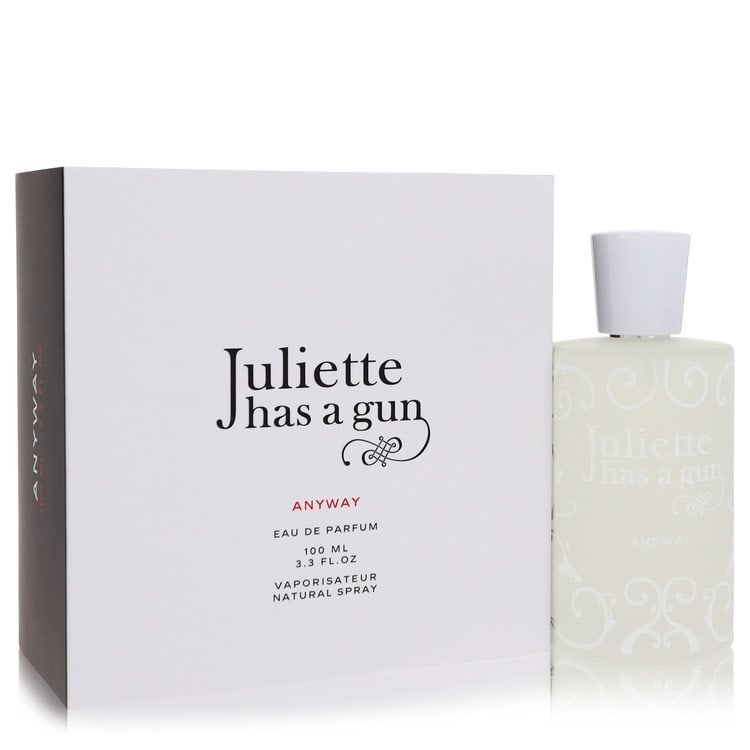 Anyway by Juliette Has a Gun Eau De Parfum Spray 3.3 oz: Anyway by Juliette Has a Gun Eau De Parfum Spray 3.3 oz Fresh citrus blend with a warm embrace, this unisex fragrance from Juliette Has a Gun is a great addition to anyone's perfume collection.
