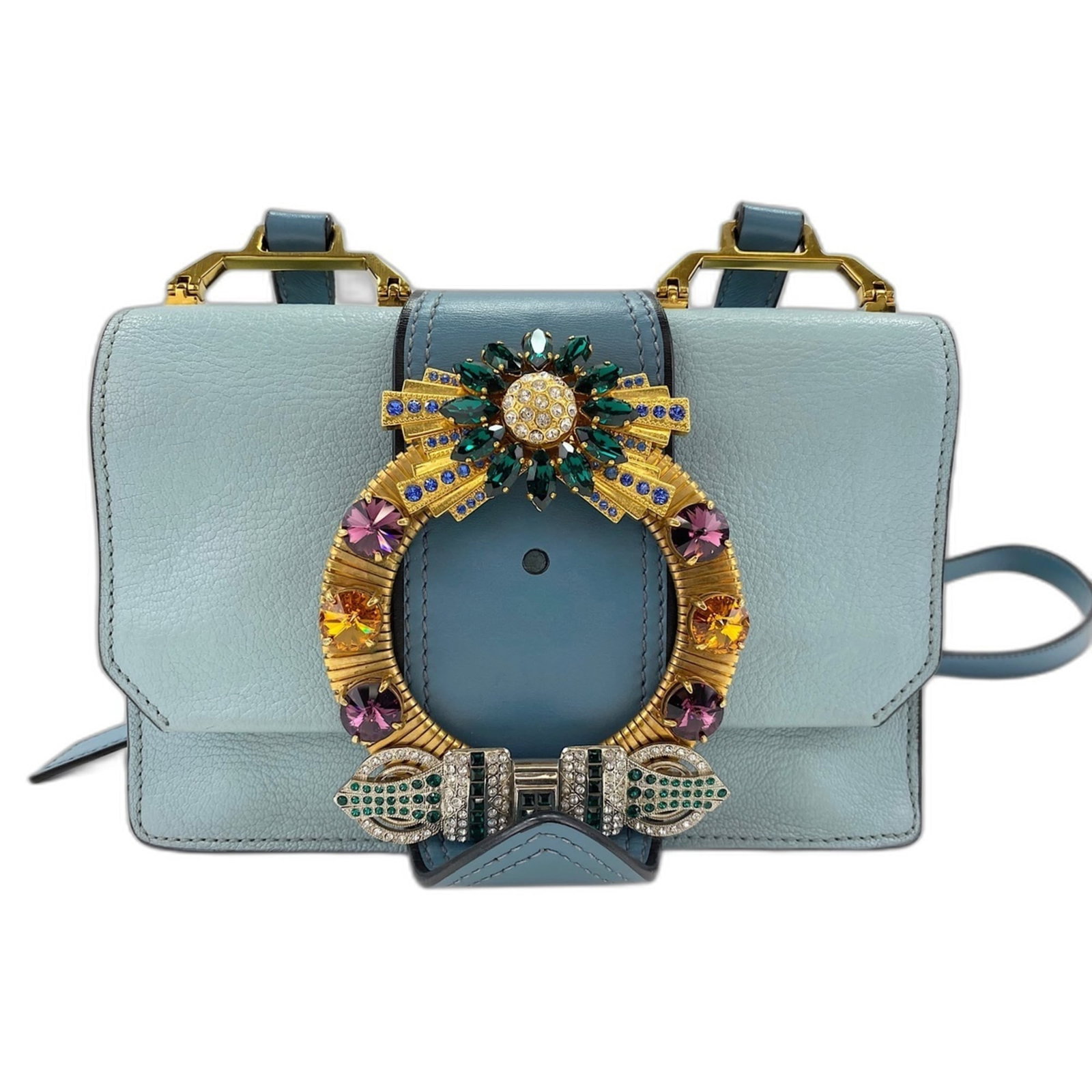 Shoulder Bag Leather: Shoulder Bag Leather Blue leather shoulder bag with dimensions 12cm x 20cm x 8cm. Made from high-quality material, this stylish bag features a classic design that suits various occasions. Perfect for