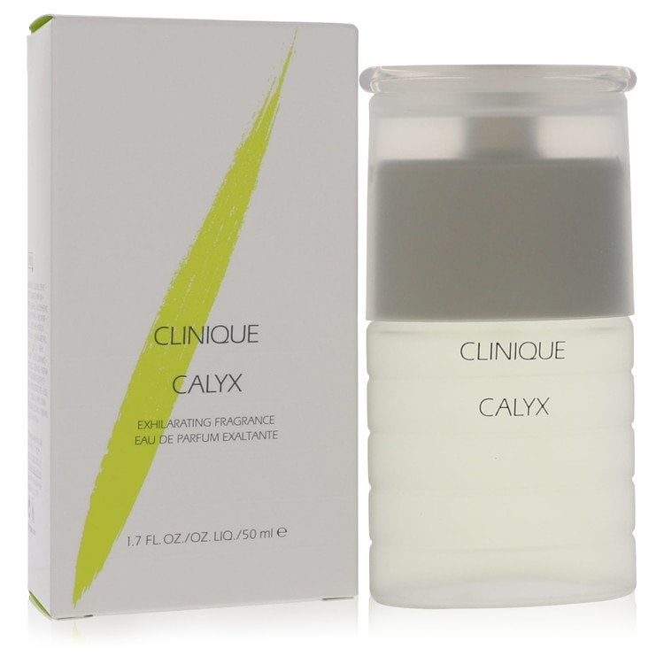 Calyx by Clinique Exhilarating Fragrance Spray 1.7 oz: Calyx by Clinique Exhilarating Fragrance Spray 1.7 oz Calyx by Clinique Exhilarating Fragrance Spray offers a refreshing, flowery scent with a blend of fruity notes from guava, papaya, and passion fru