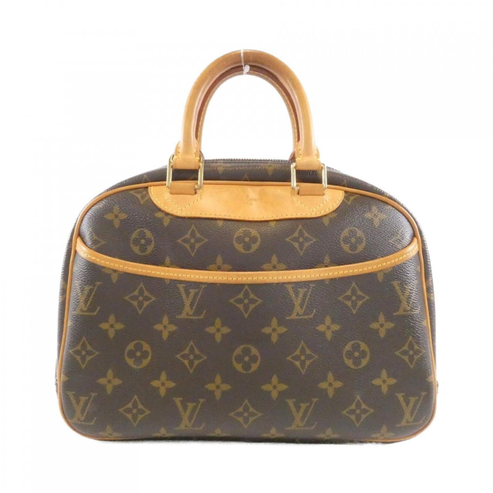 Canvas Coated Louis Vuitton Handbag: Canvas Coated Louis Vuitton Handbag Canvas Coated Louis Vuitton Handbag - A stylish and durable accessory, this handbag features coated canvas material, gold hardware, and a classic maroon color.
