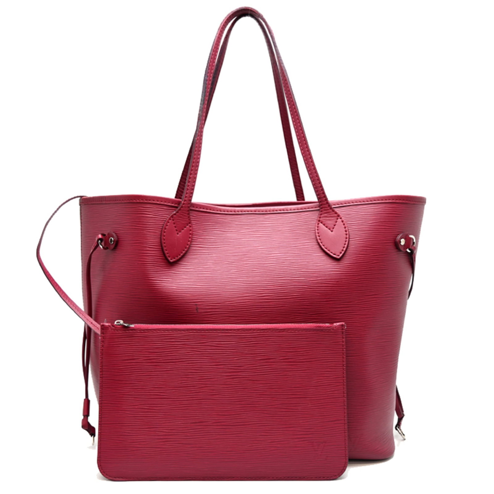 Epi Leather Louis Vuitton Tote Bag Pouch: Epi Leather Louis Vuitton Tote Bag Pouch Epi Leather Louis Vuitton Tote Bag Pouch features Epi leather material, a signature style from the iconic French brand. Measuring 29cm x 32cm x 16cm, it