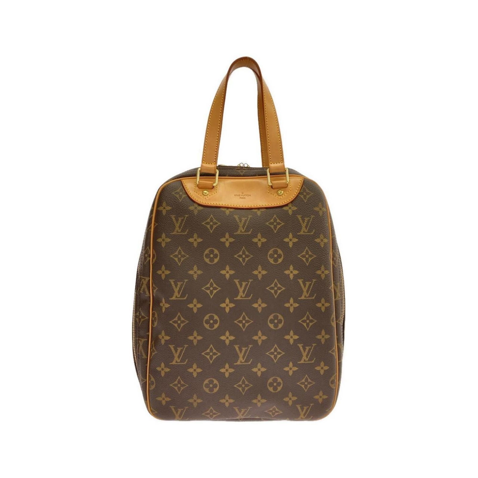 Canvas Coated Louis Vuitton Handbag: Canvas Coated Louis Vuitton Handbag Canvas Coated Louis Vuitton Handbag - A stylish and functional accessory, this handbag features coated canvas material in the classic Marron color with gold