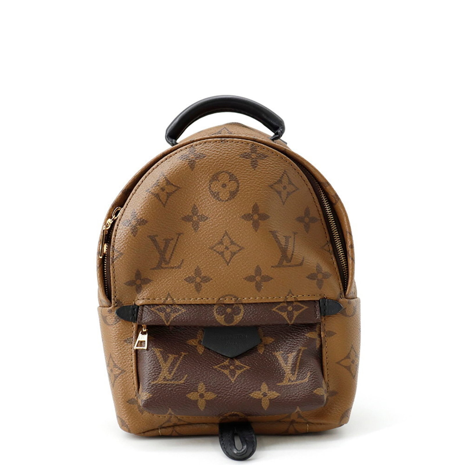 Louis Vuitton Backpack Monogram Reverse: Louis Vuitton Backpack Monogram Reverse Monogram Reverse backpack from Louis Vuitton, featuring the iconic black and gold monogram pattern in reverse. Made from high-quality materials, this stylish ba
