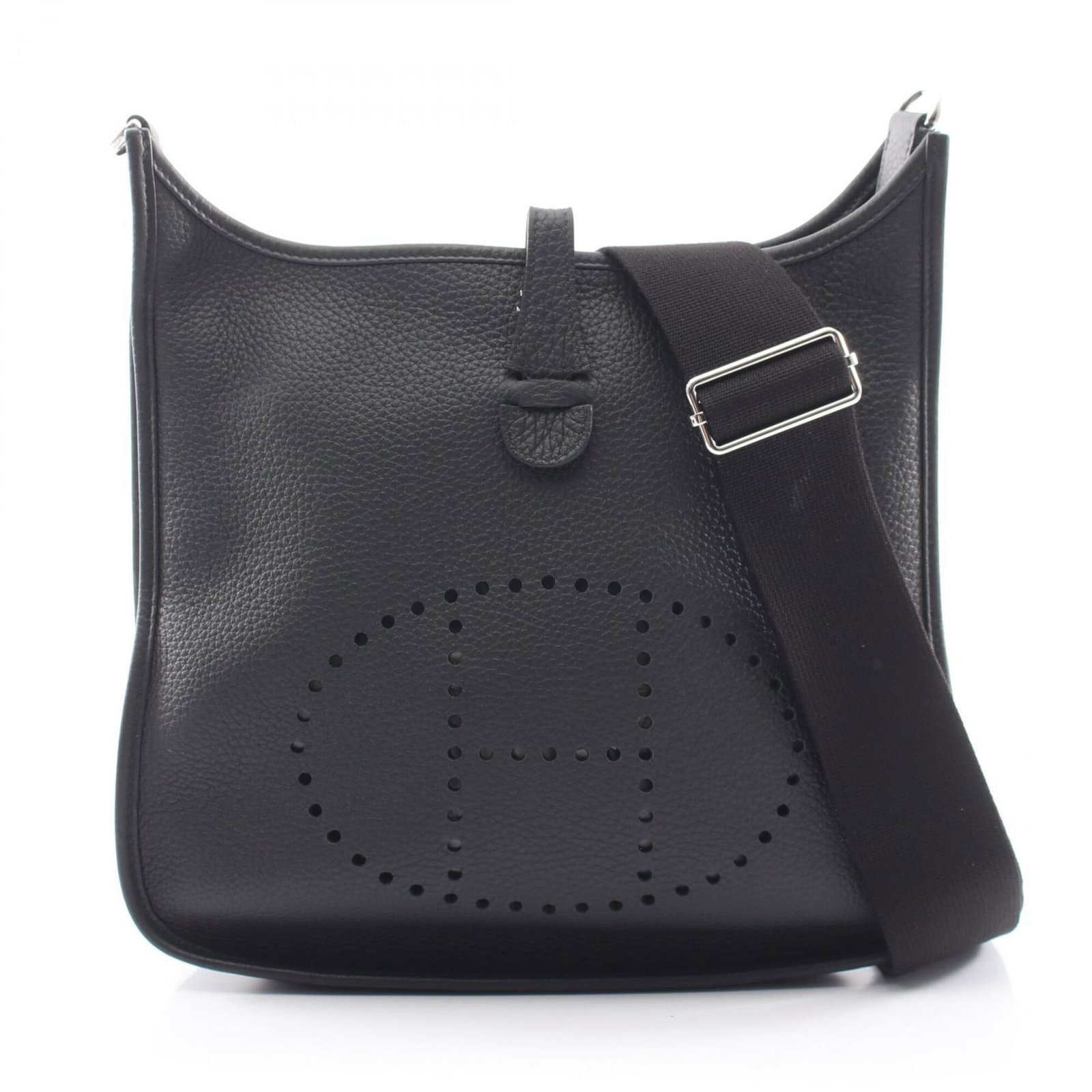 Clemence Handbag Leather Taurillon Shoulder Bag: Clemence Handbag Leather Taurillon Shoulder Bag Clemence Handbag Leather Taurillon Shoulder Bag - A sleek and sophisticated shoulder bag crafted from high-quality Taurillon clemence leather. Measuring