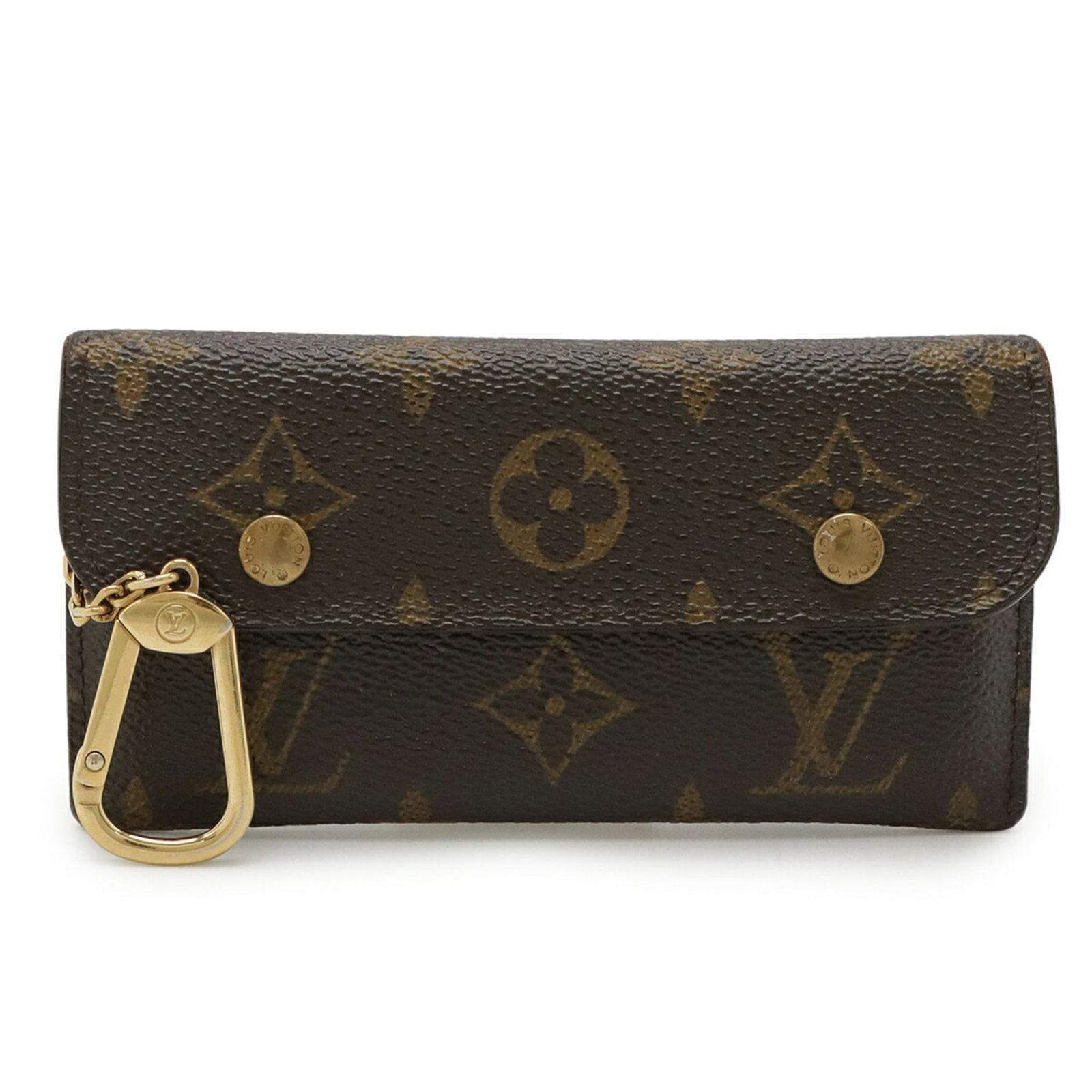 Louis Vuitton Purse Coin Case Monogram: Louis Vuitton Purse Coin Case Monogram This Louis Vuitton Purse Coin Case Monogram features the iconic brand's signature monogram pattern in brown, adding a touch of elegance to any accessory. Made fr