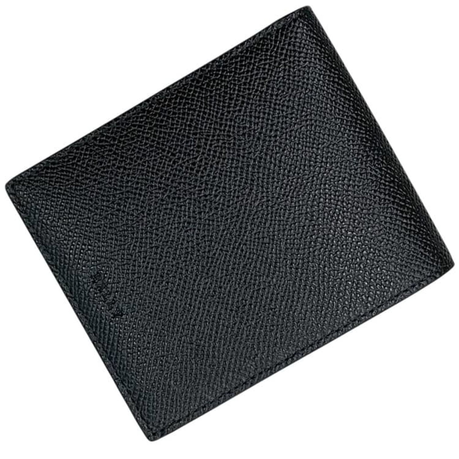 Bally Wallet (Bi-Fold) Leather: Bally Wallet (Bi-Fold) Leather Bally's bi-fold leather wallet features sleek black design, measuring 11cm x 9cm x 2cm. Made from high-quality leather, its compact size makes it a convenient accessory