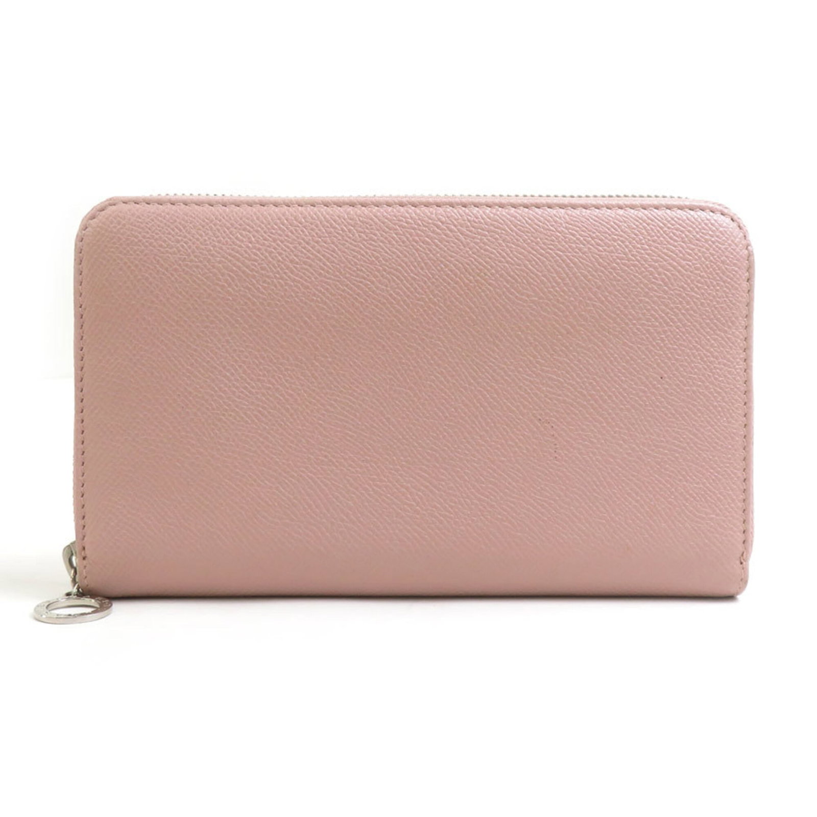 Long Bi fold Wallet Leather: Long Bi fold Wallet Leather Light pink leather wraps around the edges of this elegant long bi-fold wallet, adding a touch of femininity to its classic design. Made from high-quality Italian leather, t