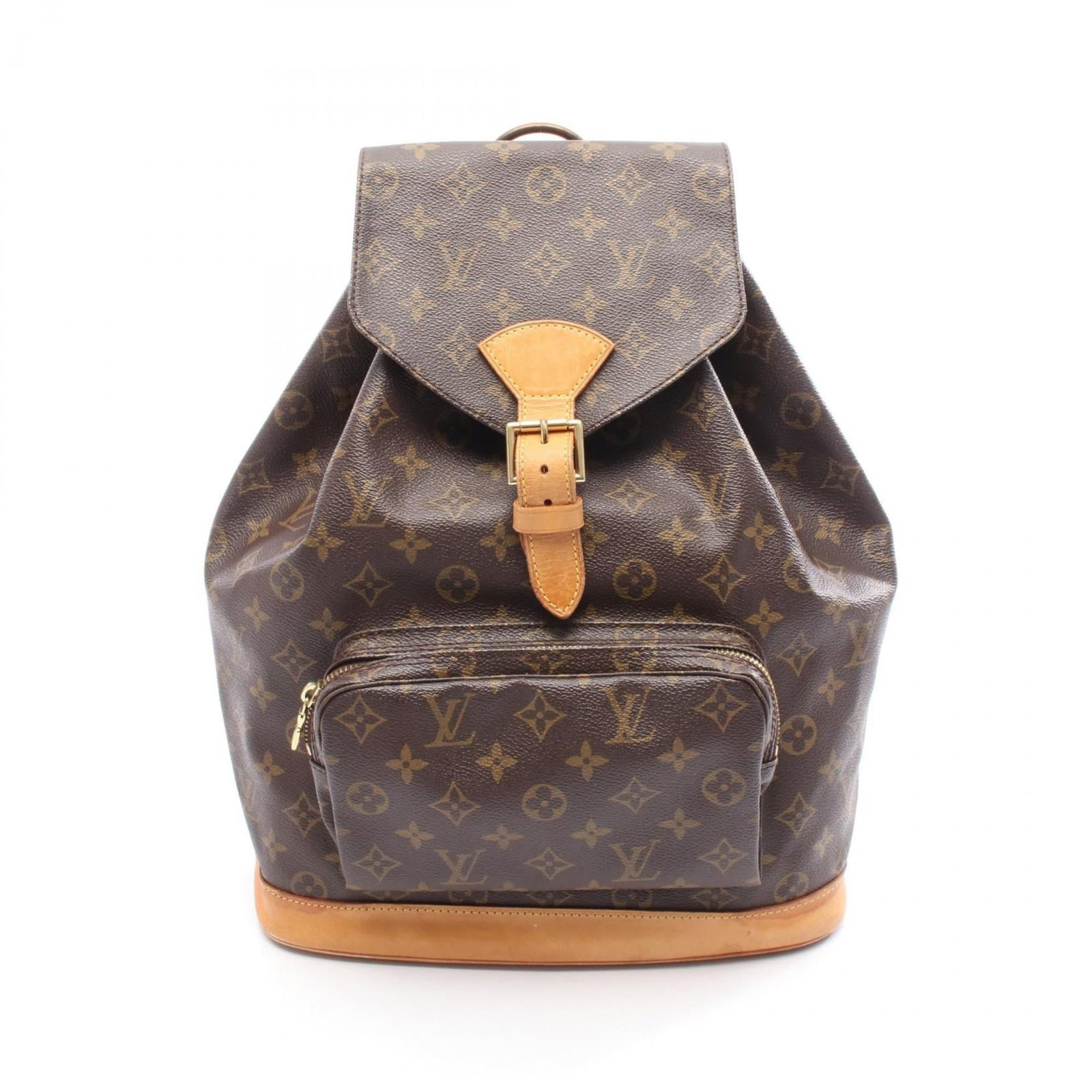 Monogram Leather Pvc Coated Canvas Louis Vuitton Backpack: Monogram Leather Pvc Coated Canvas Louis Vuitton Backpack Monogrammed leather and PVC-coated canvas come together in this stylish Louis Vuitton backpack, featuring the iconic monogram pattern. The