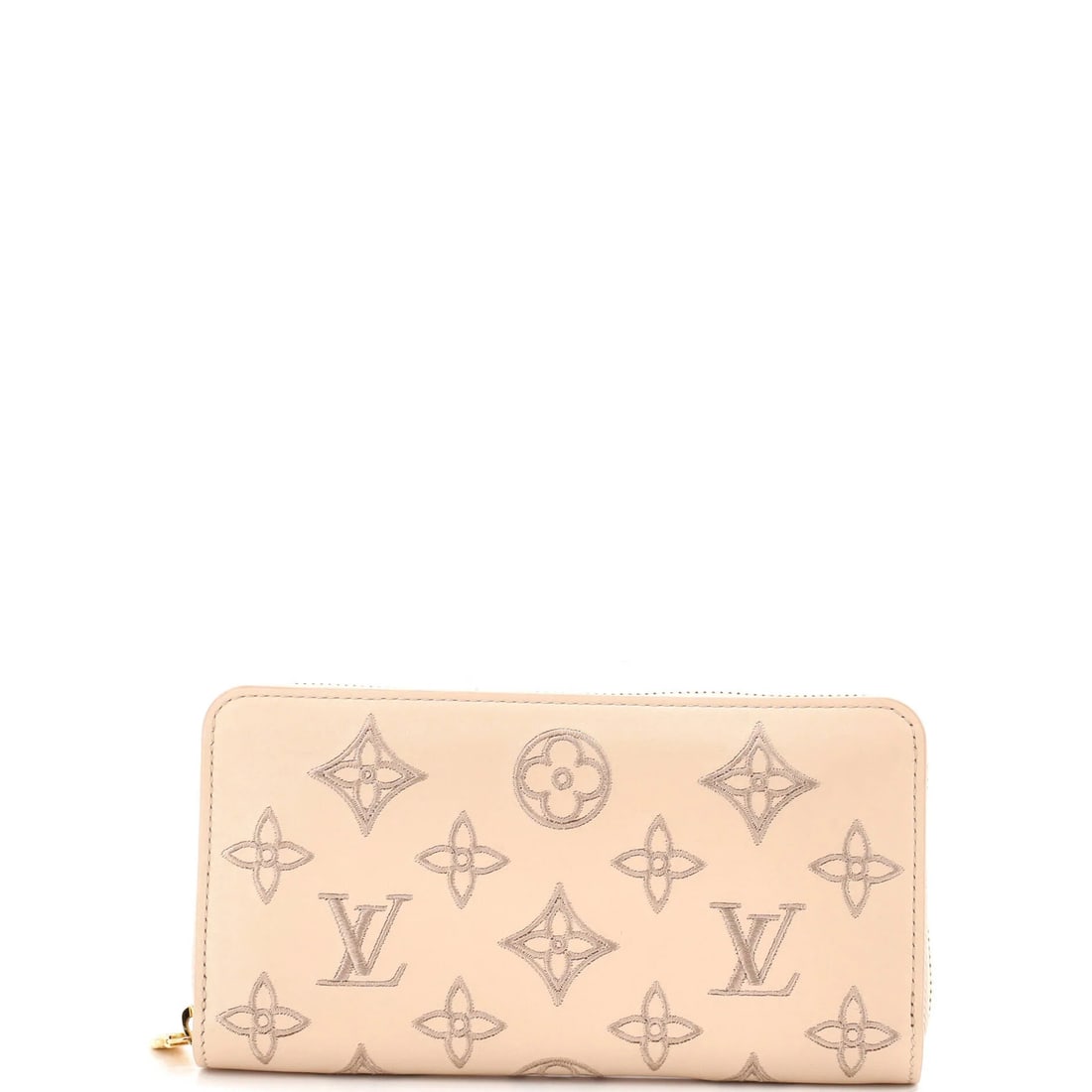 Zippy Wallet Embroidered Leather Monogram Louis Vuitton: Zippy Wallet Embroidered Leather Monogram Louis Vuitton Zippy Wallet Embroidered Leather Monogram Louis Vuitton features a neutral exterior with Broderie Anglaise embroidery, adding a touch of eleganc