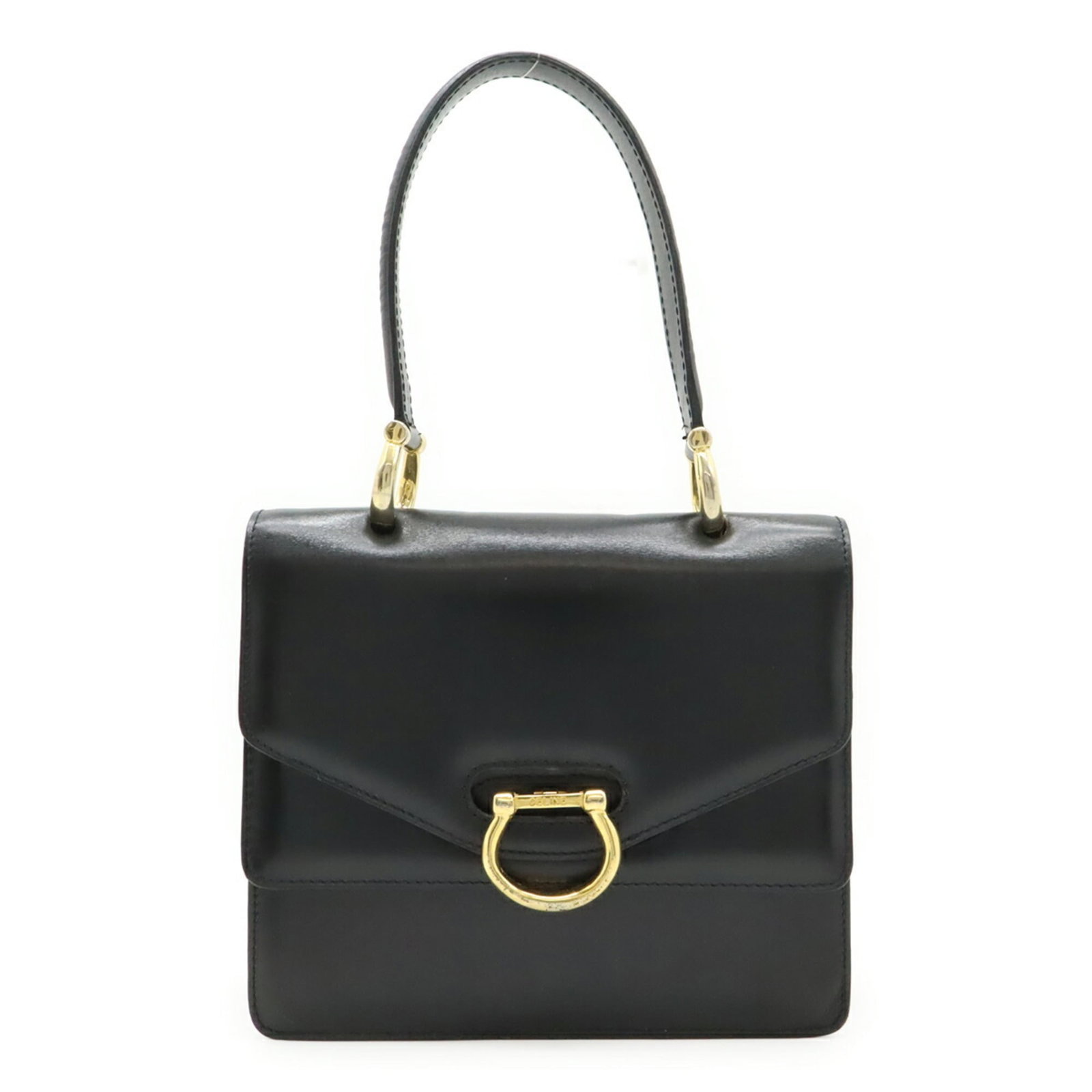 Handbag Celine Leather: Handbag Celine Leather Black Celine leather handbag with dimensions 19cm x 21.5cm x 3cm, made from high-quality Italian leather. This stylish bag features a sleek design and compact size, perfect for 