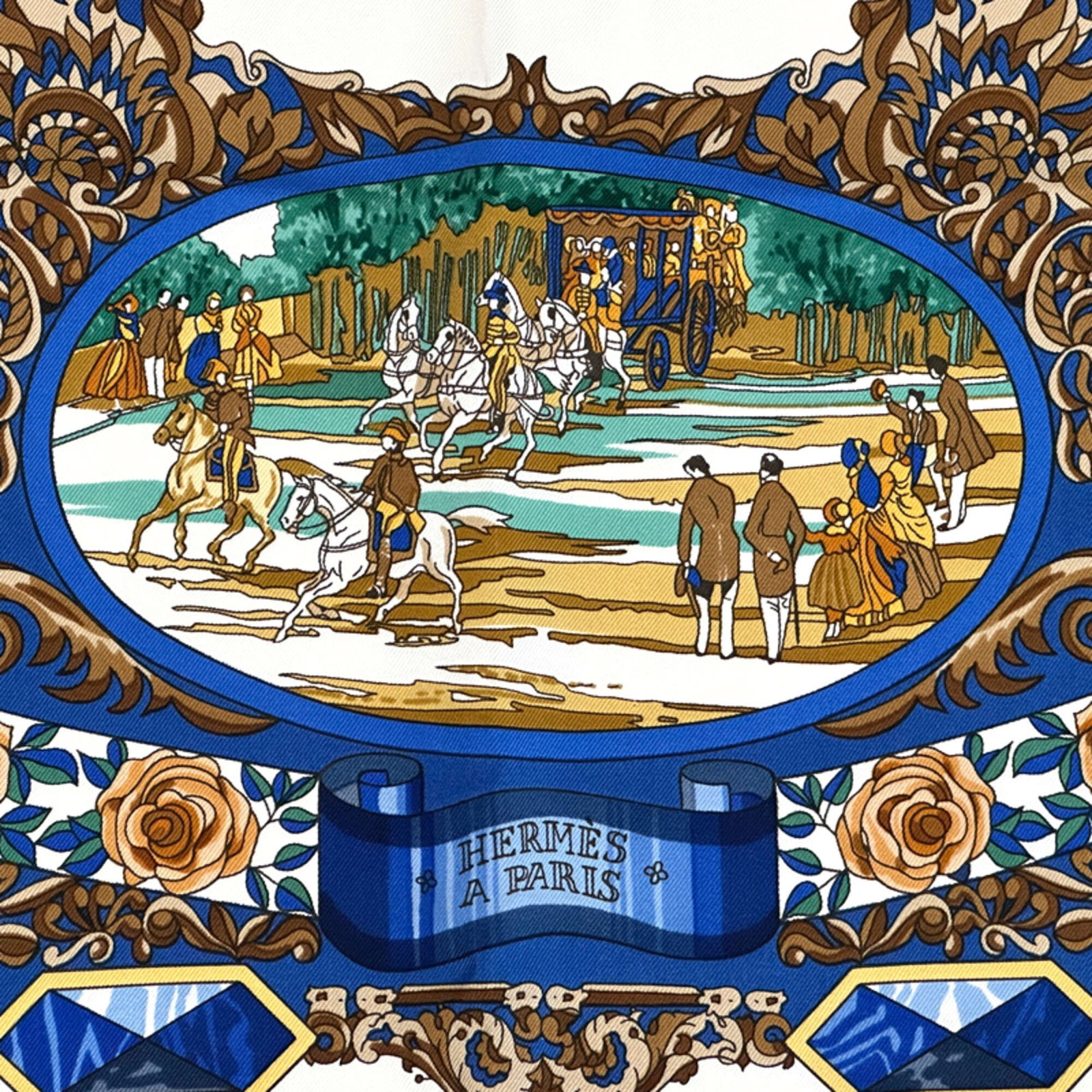 Hermes Silk Scarf - 4