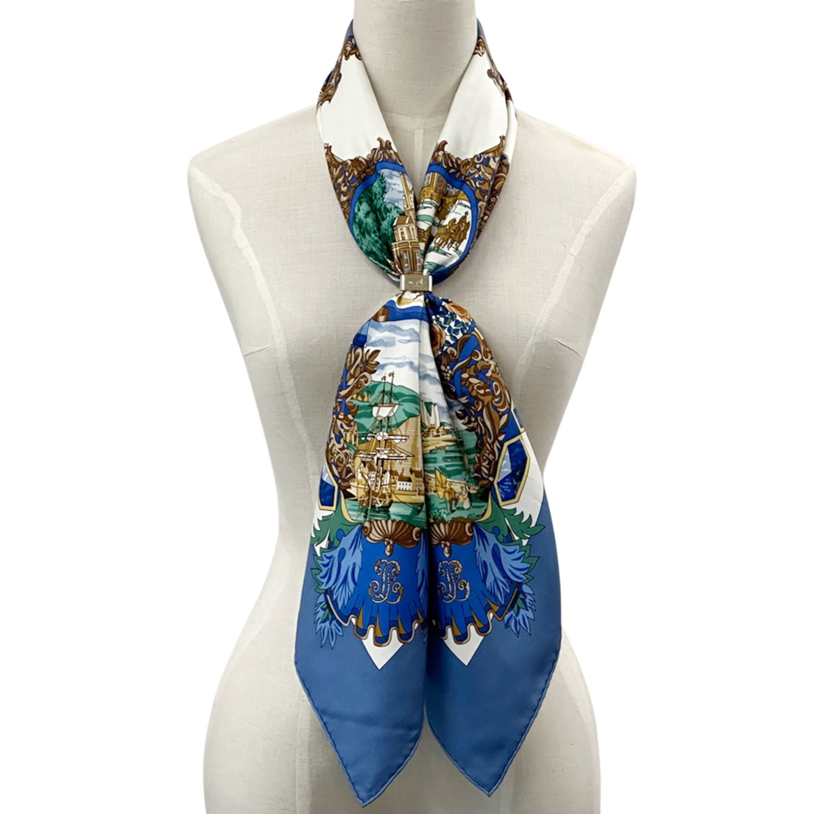 Hermes Silk Scarf - 7