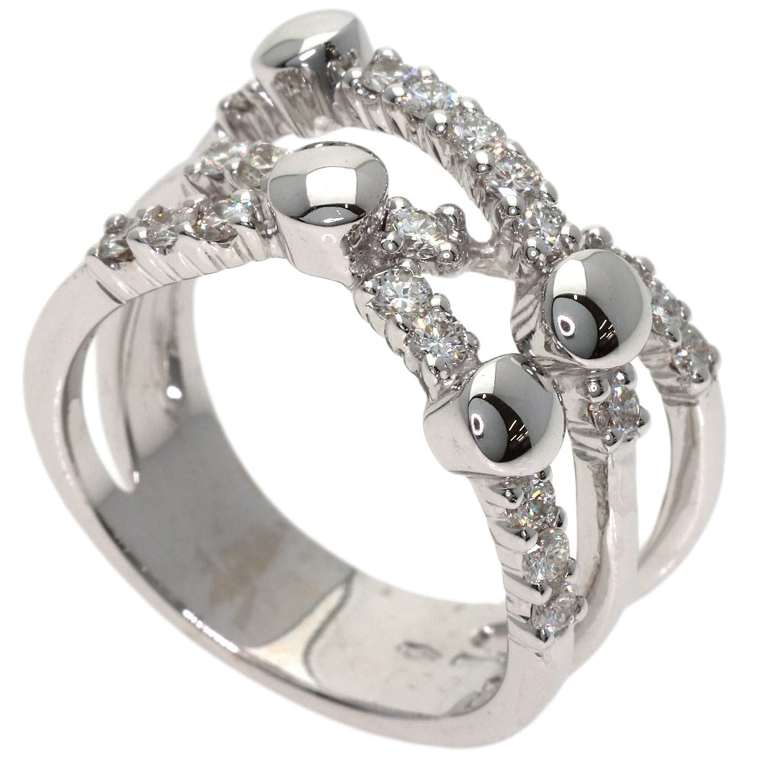 K18 White Gold 0.69Ct 8.2G Luca Calati Diamond Ring (1 of 9)