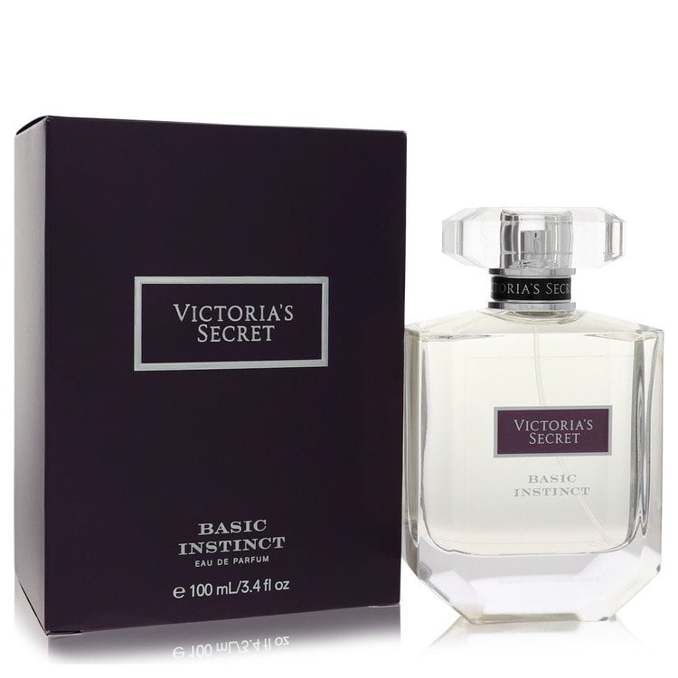 Basic Instinct by Victoria's Secret Eau De Parfum Spray 3.4 oz: Basic Instinct by Victoria's Secret Eau De Parfum Spray 3.4 oz Sexy and alluring, Basic Instinct by Victoria's Secret Eau De Parfum Spray is a Floral/Fruity fragrance with notes of apricot, tuberose, 