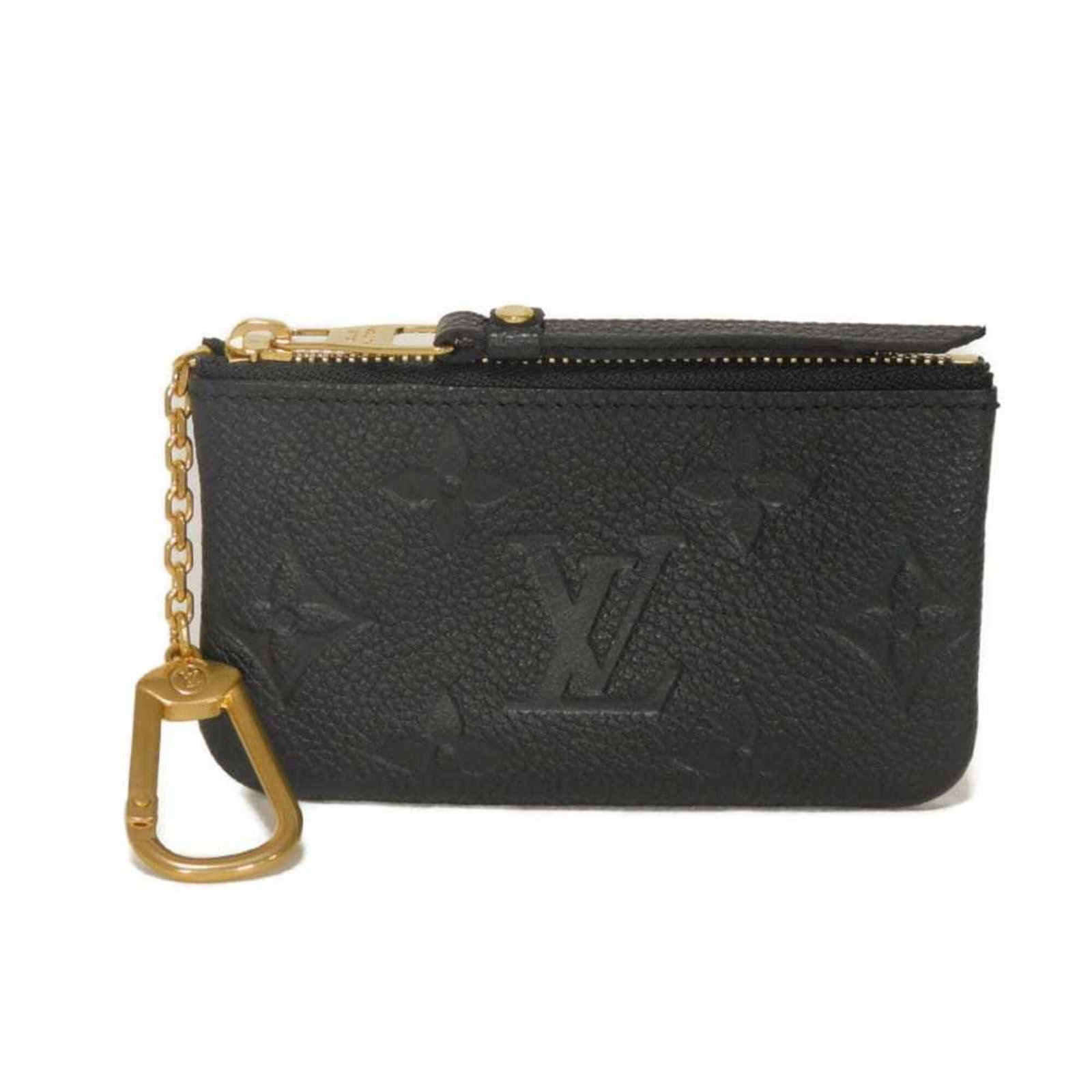 Louis Vuitton Coin Purse/ Coin Case Monogram Empreinte Leather: Louis Vuitton Coin Purse/ Coin Case Monogram Empreinte Leather Monogram Empreinte leather adds an iconic touch to this sleek coin purse, featuring the signature Louis Vuitton design. Made from