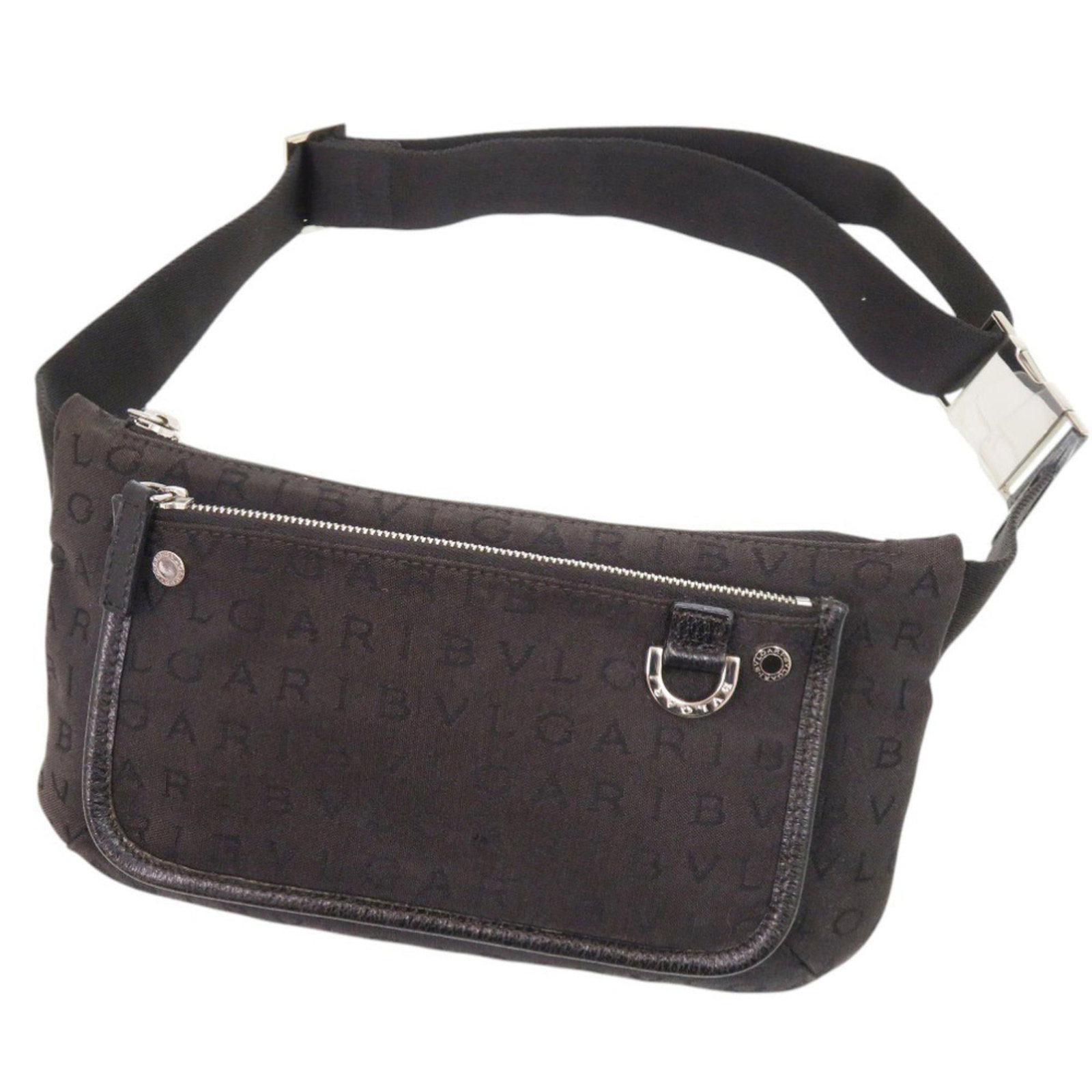 Bvlgari Sling Bag Canvas: Bvlgari Sling Bag Canvas Bvlgari's iconic Sling Bag Canvas is crafted from high-quality canvas, showcasing the brand's signature style. Measuring 15cm x 26cm x 2cm, this sleek and versatile bag