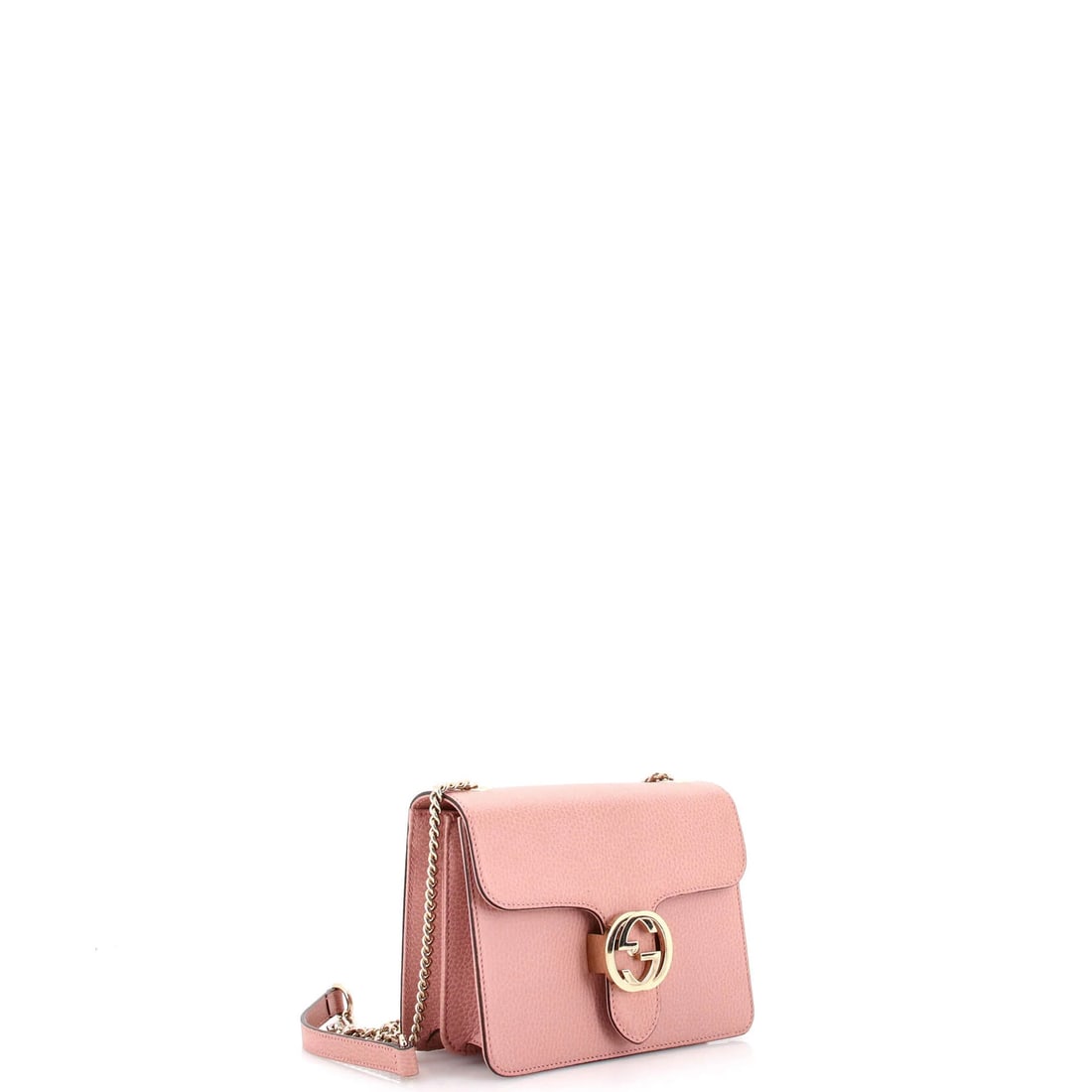 Small leather bag interlocking shoulder Gucci - 2
