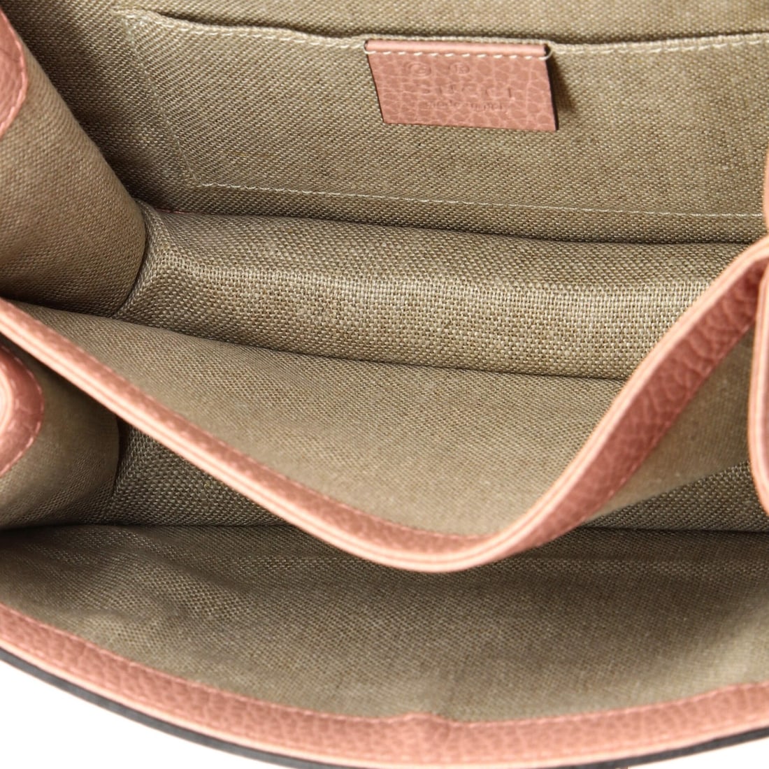 Small leather bag interlocking shoulder Gucci - 5