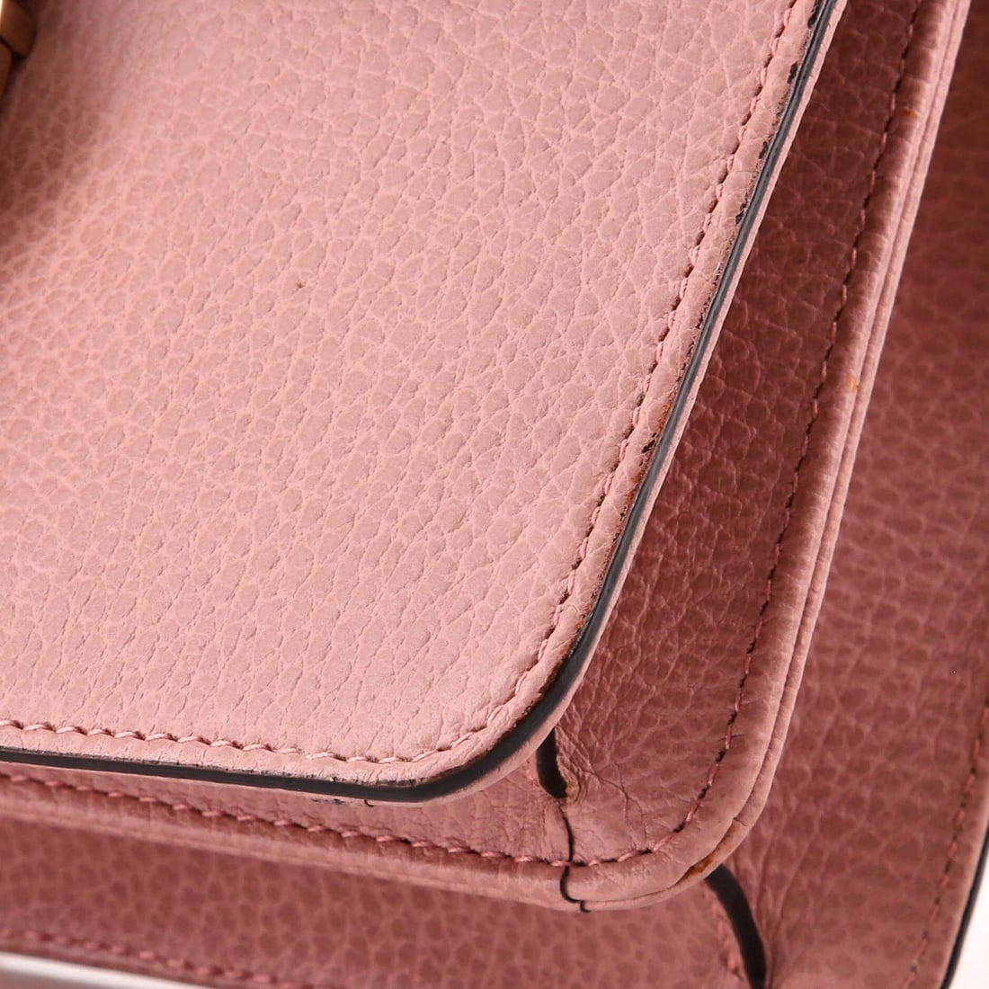 Small leather bag interlocking shoulder Gucci - 6