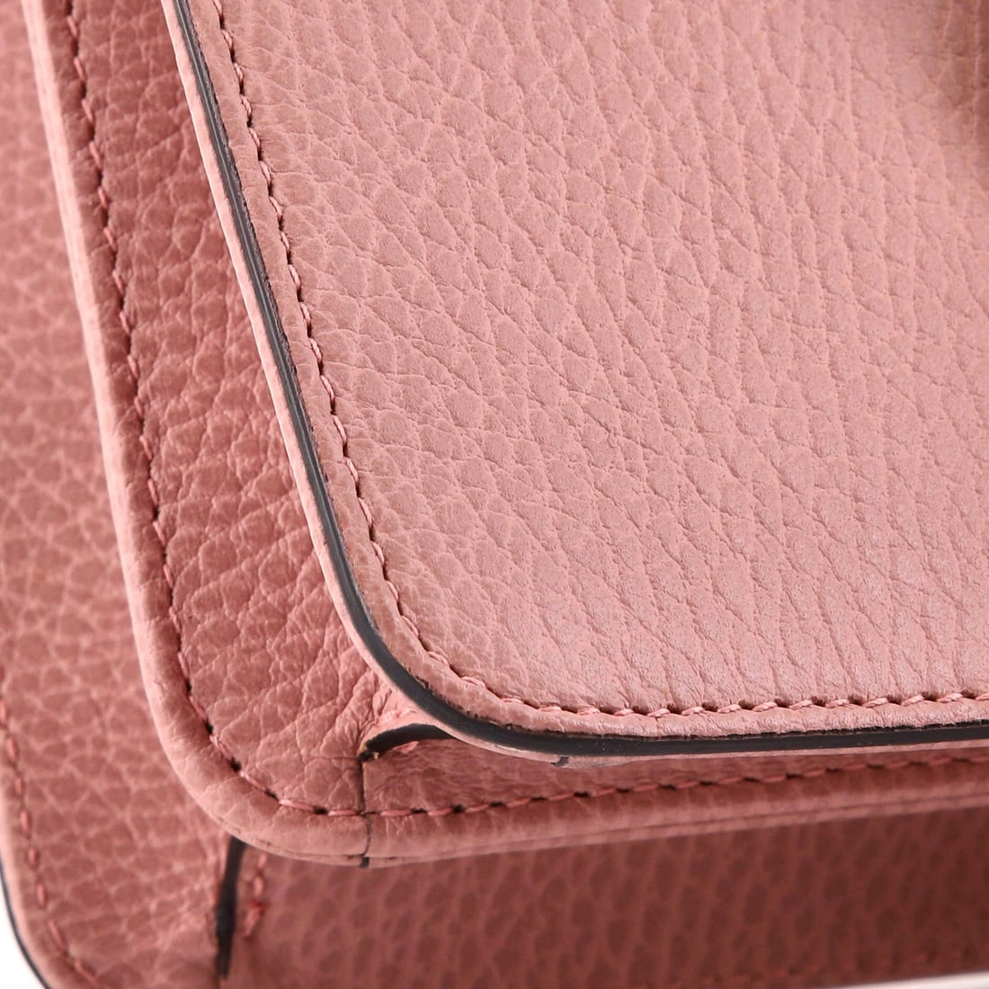 Small leather bag interlocking shoulder Gucci - 7