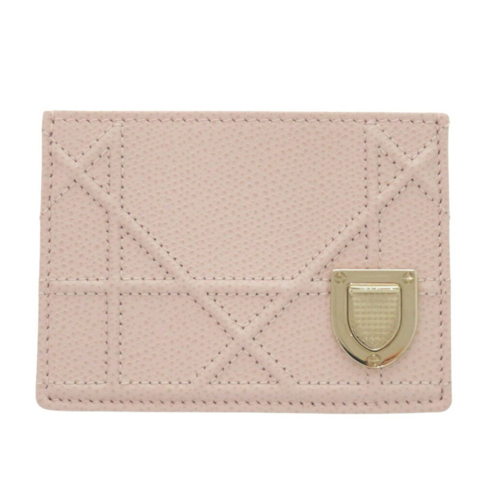 Christian Dior Card Leather Case: Christian Dior Card Leather Case Christian Dior Card Leather Case in Pink. This elegant card case features high-quality leather material and measures 7.5cm x 10.5cm, making it a compact and stylish ac