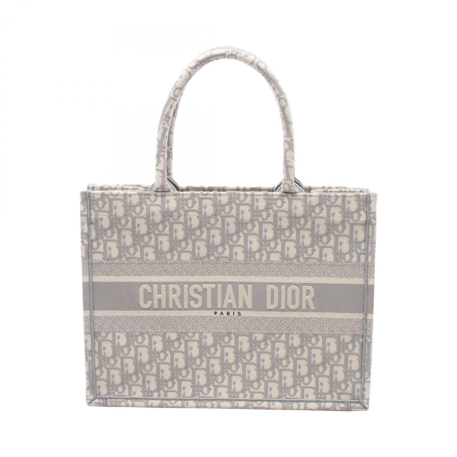 Dior Handbag Canvas Tote Christian: Dior Handbag Canvas Tote Christian Christian Dior's Canvas Tote bag features a timeless gray color and classic design, making it a versatile accessory for everyday use. Measuring 27cm x 36cm x 14cm, t