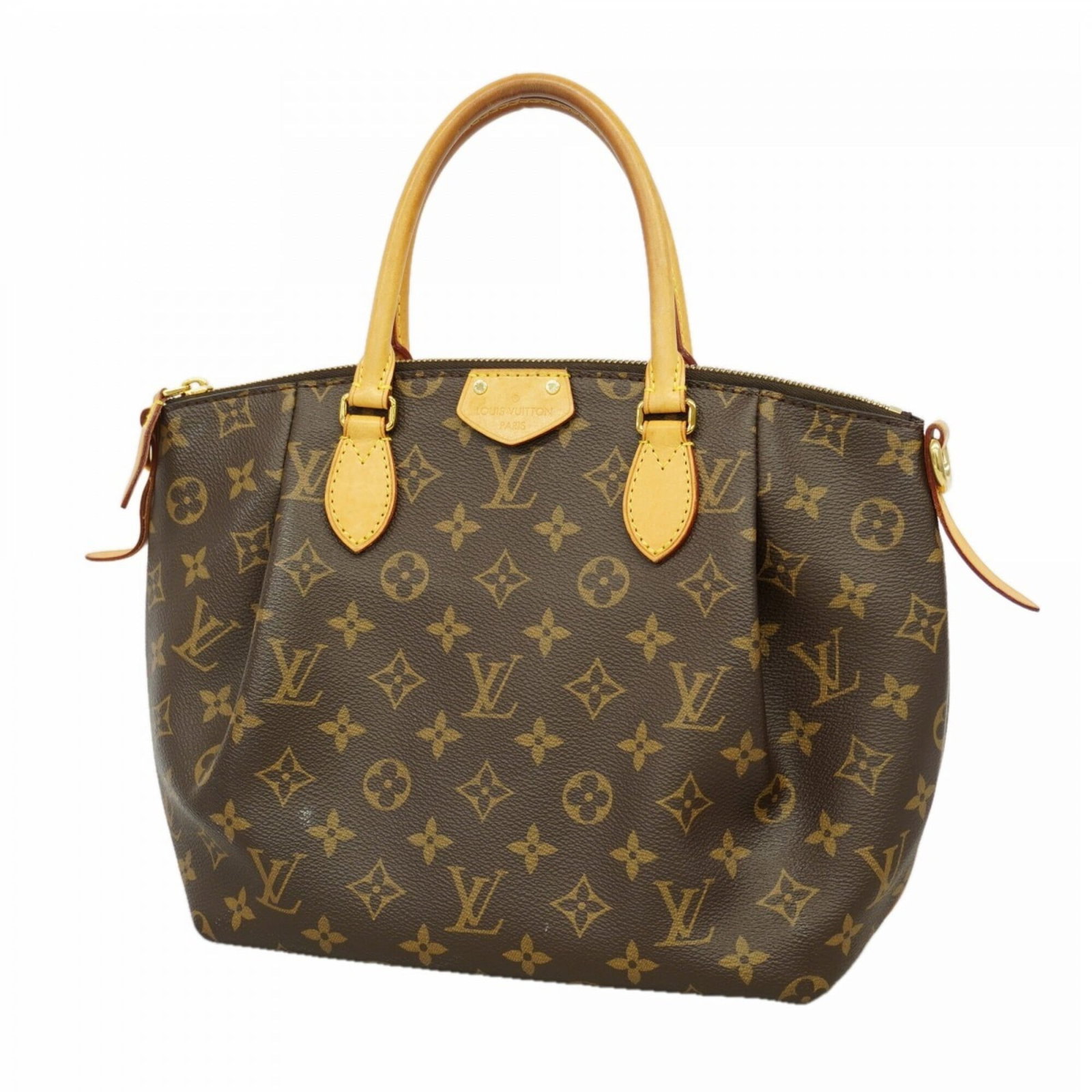 Louis Vuitton Handbag: Louis Vuitton Handbag Brown Louis Vuitton handbag with dimensions 24cm x 23cm x 11cm. Features classic design and signature monogram pattern. Made from high-quality materials, this stylish bag is a ti