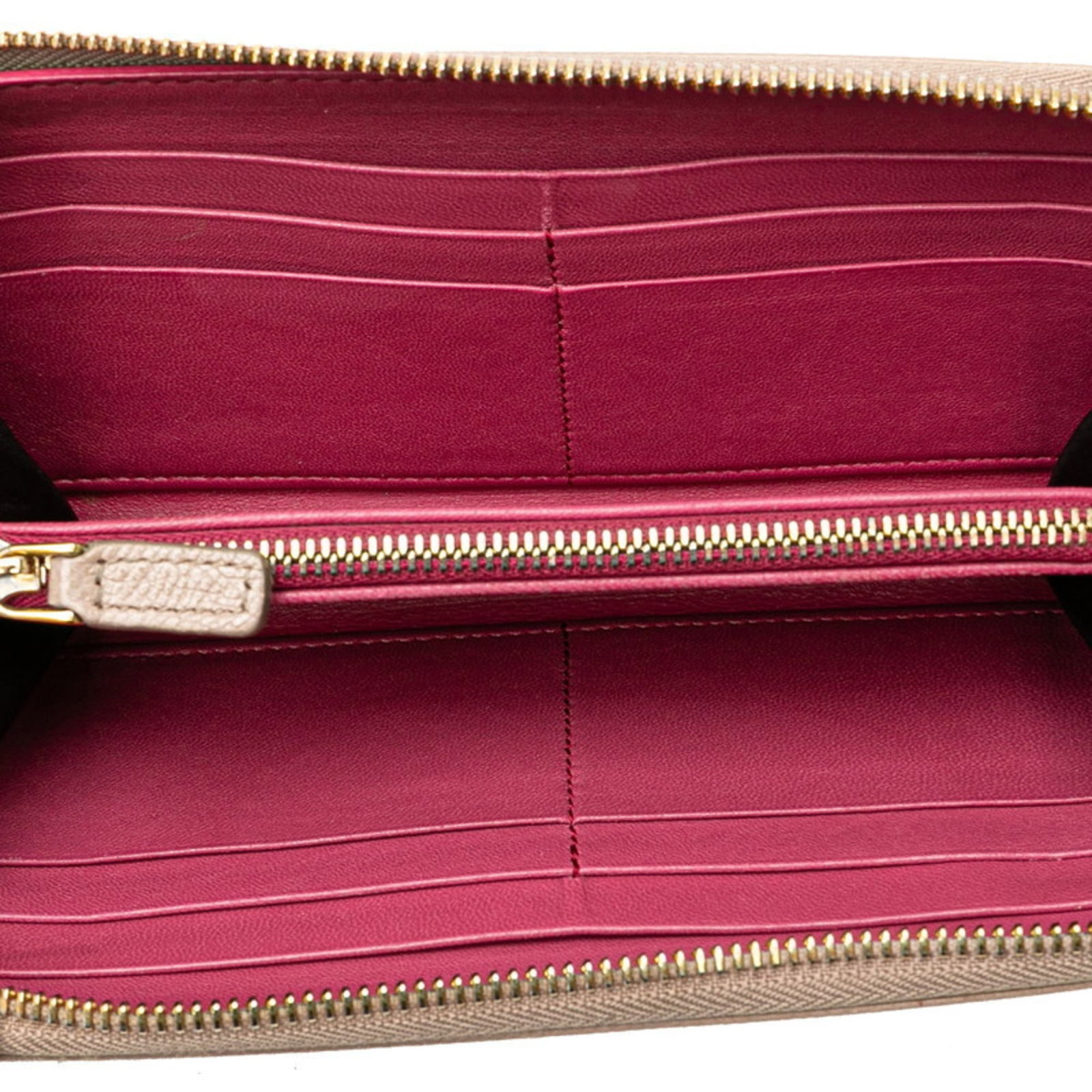 Long Bi fold Wallet Leather - 6