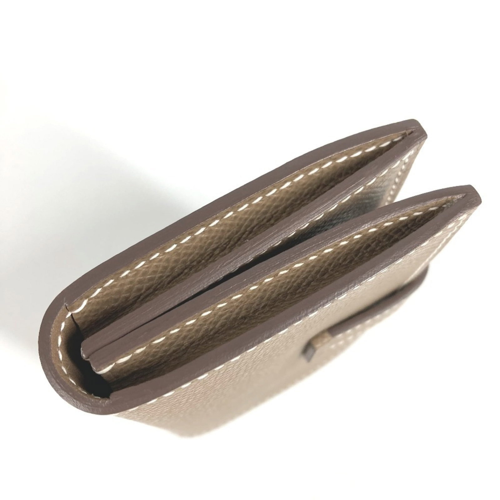 Hermes leather card case - 6