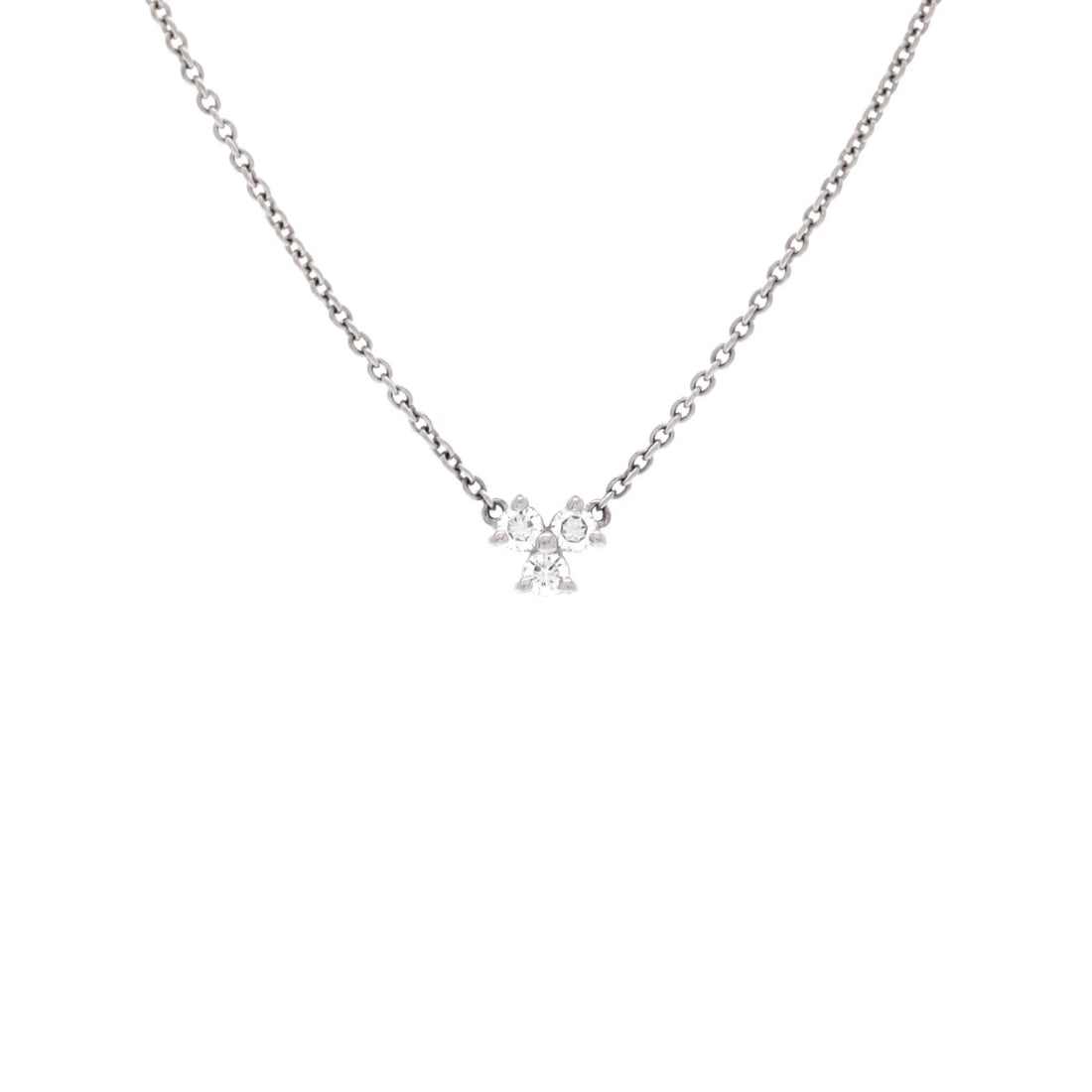 Tiffany & Co. Aria Pendant Necklace Platinum and Diamonds: Tiffany & Co. Aria Pendant Necklace Platinum and Diamonds Tiffany & Co.'s Aria Pendant Necklace boasts a stunning platinum setting adorned with diamonds, creating a sophisticated and elegant look.