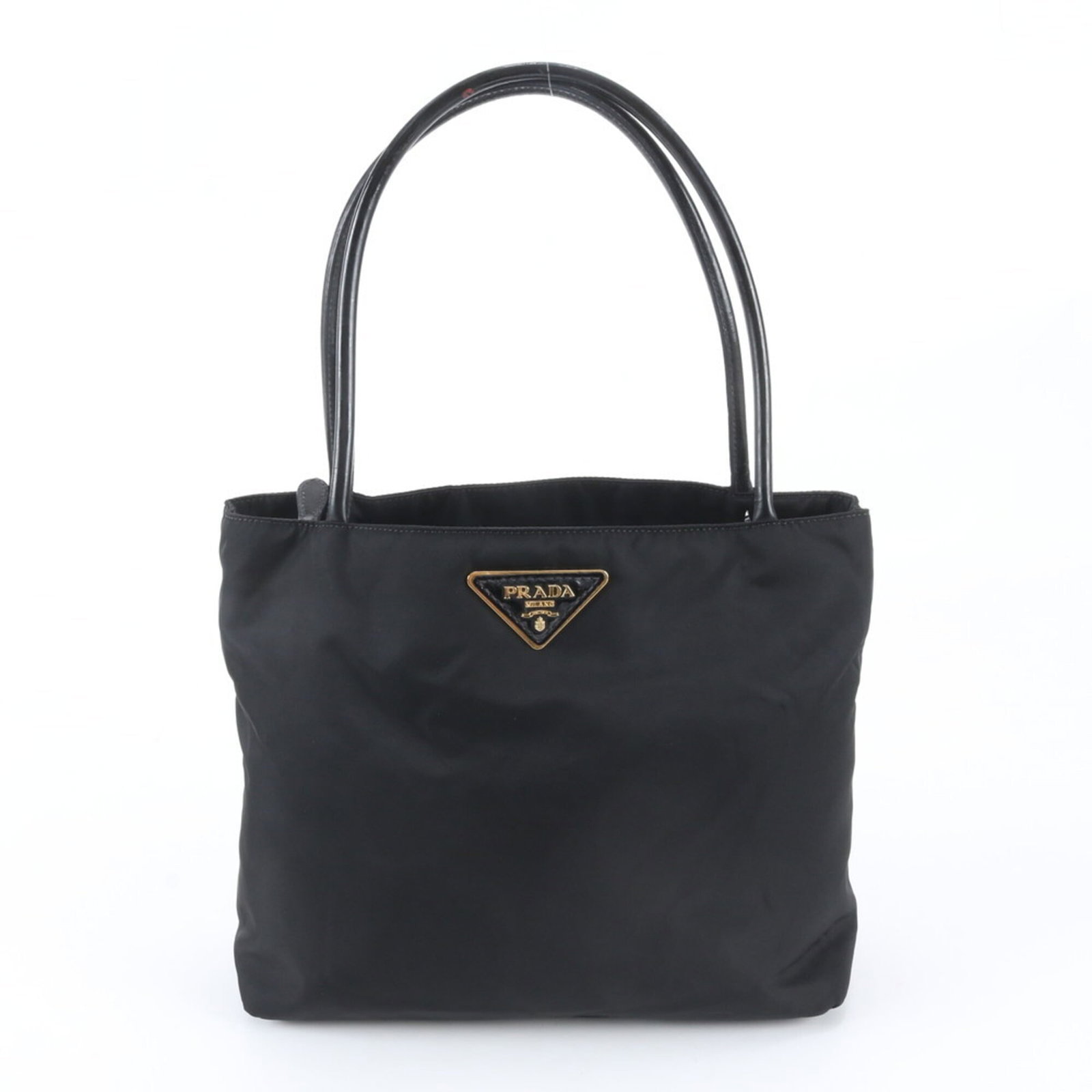 Nylon leather shoulder bag tote nylon leather prada handbag (1 of 10)