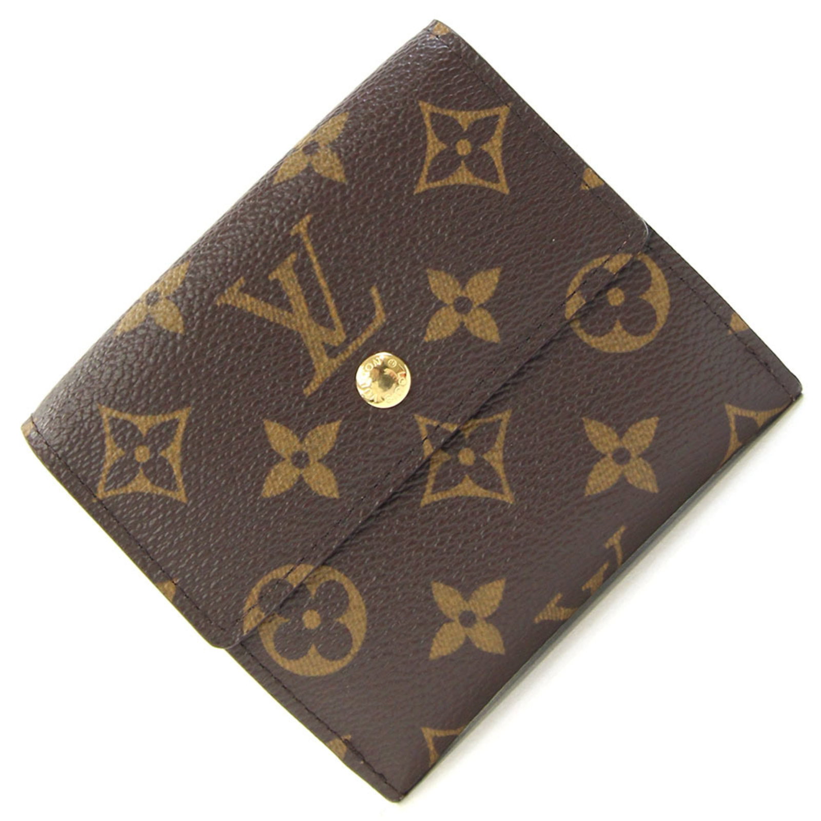 Louis Vuitton Wallet (Tri-Fold) Monogram: Louis Vuitton Wallet (Tri-Fold) Monogram Monogrammed luxury at its finest, this Louis Vuitton tri-fold wallet boasts the iconic monogram pattern in bold, eye-catching color. A timeless piece of French