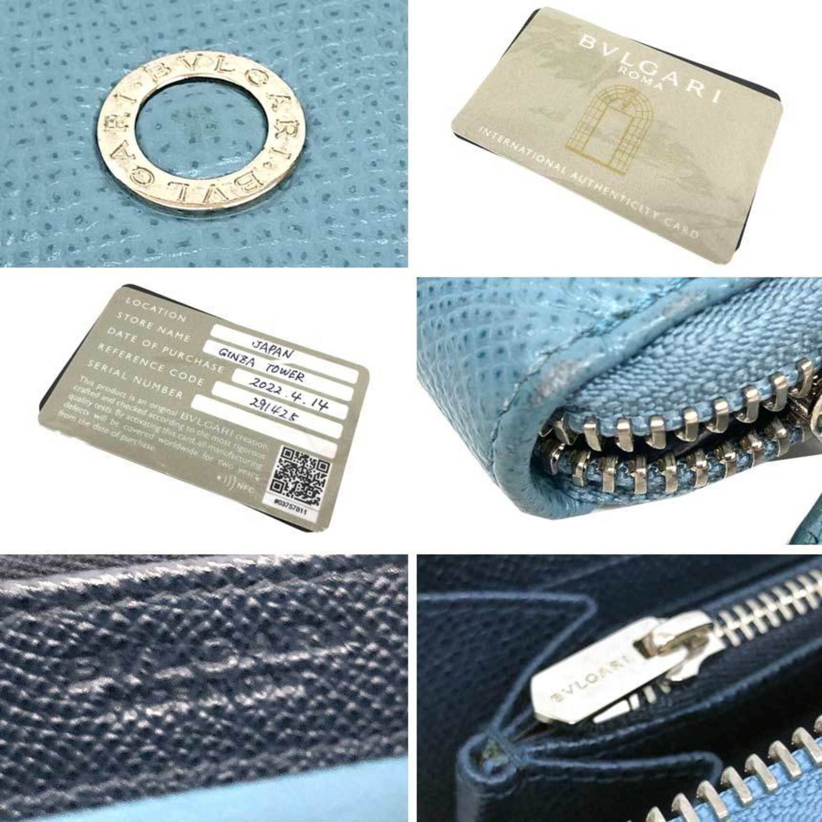 Long Bi fold Wallet Leather - 3