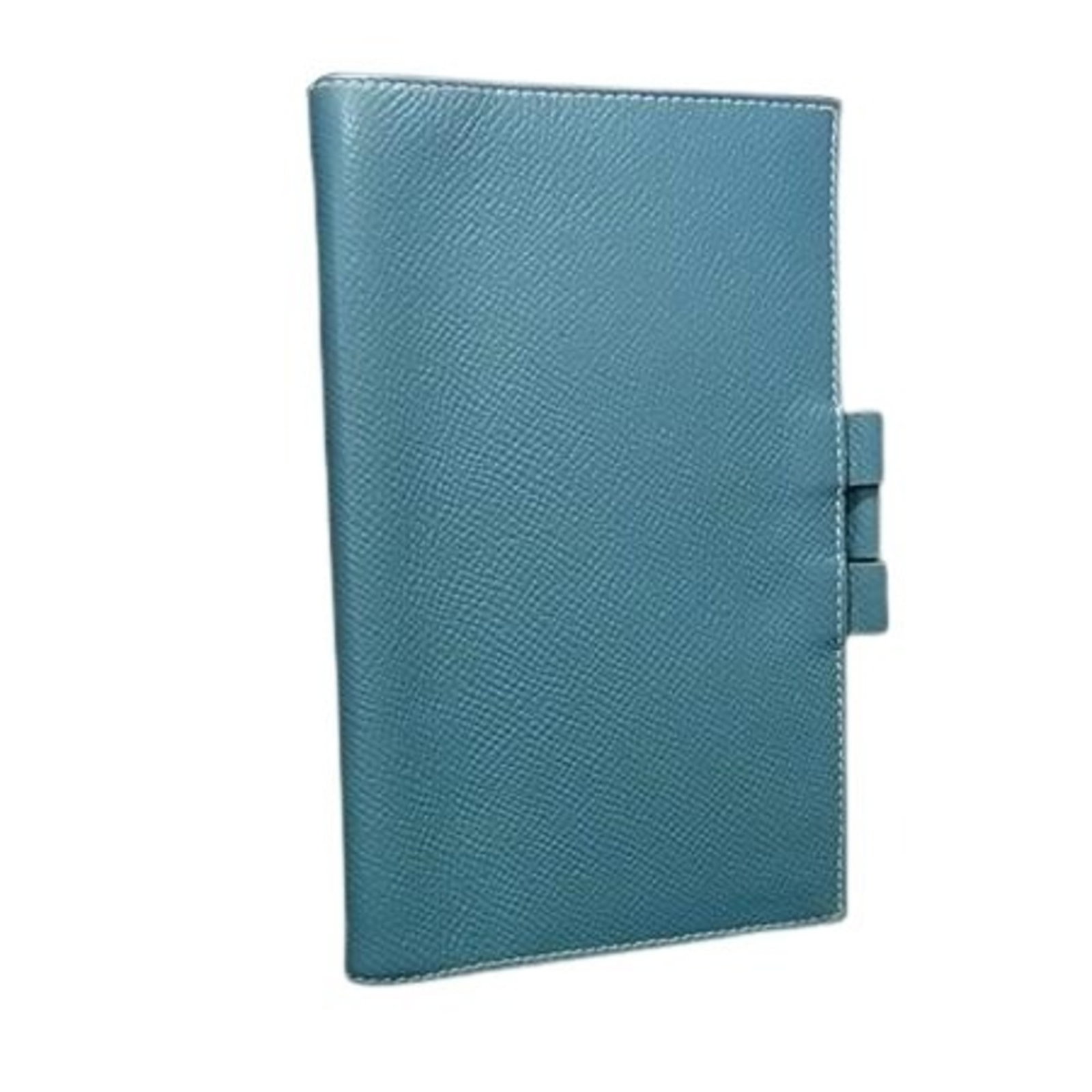 Hermes Herms Agenda Vision Blue Jean Planner Cover Epsom Leather Men'S And Women'S: Hermes Herms Agenda Vision Blue Jean Planner Cover Epsom Leather Men'S And Women'S Epsom leather wraps around the Agenda Vision Blue Jean planner cover, adding a touch of sophistication to this stylis