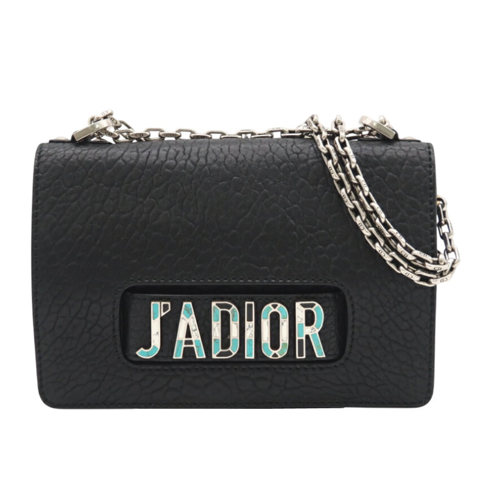 Shoulder bag leather by Christian Dior: Shoulder bag leather by Christian Dior Leather shoulder bag by Christian Dior, crafted in Italy with a sleek black design. The M9000 model boasts a compact size, measuring 17.5cm x 25.5cm x 3.5cm,