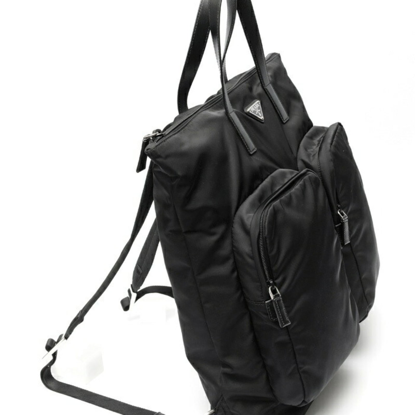 Nylon Leather Prada Backpack - 2