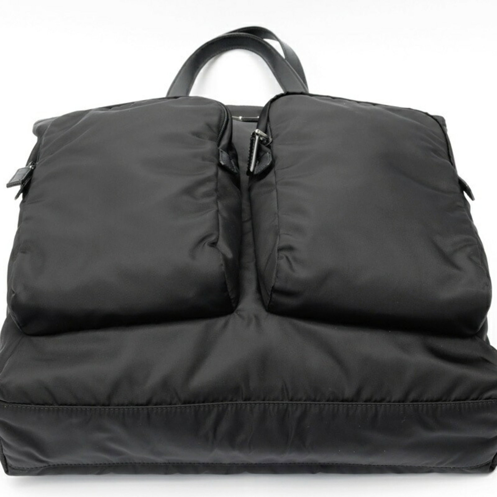 Nylon Leather Prada Backpack - 4