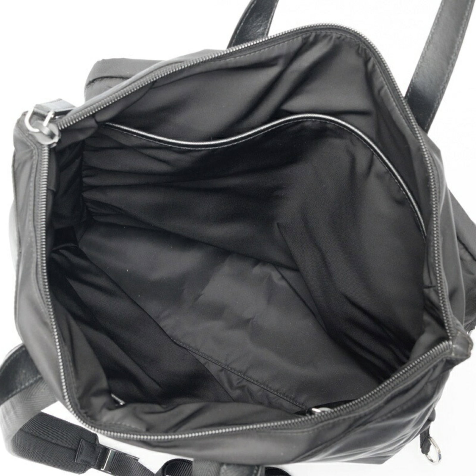 Nylon Leather Prada Backpack - 6