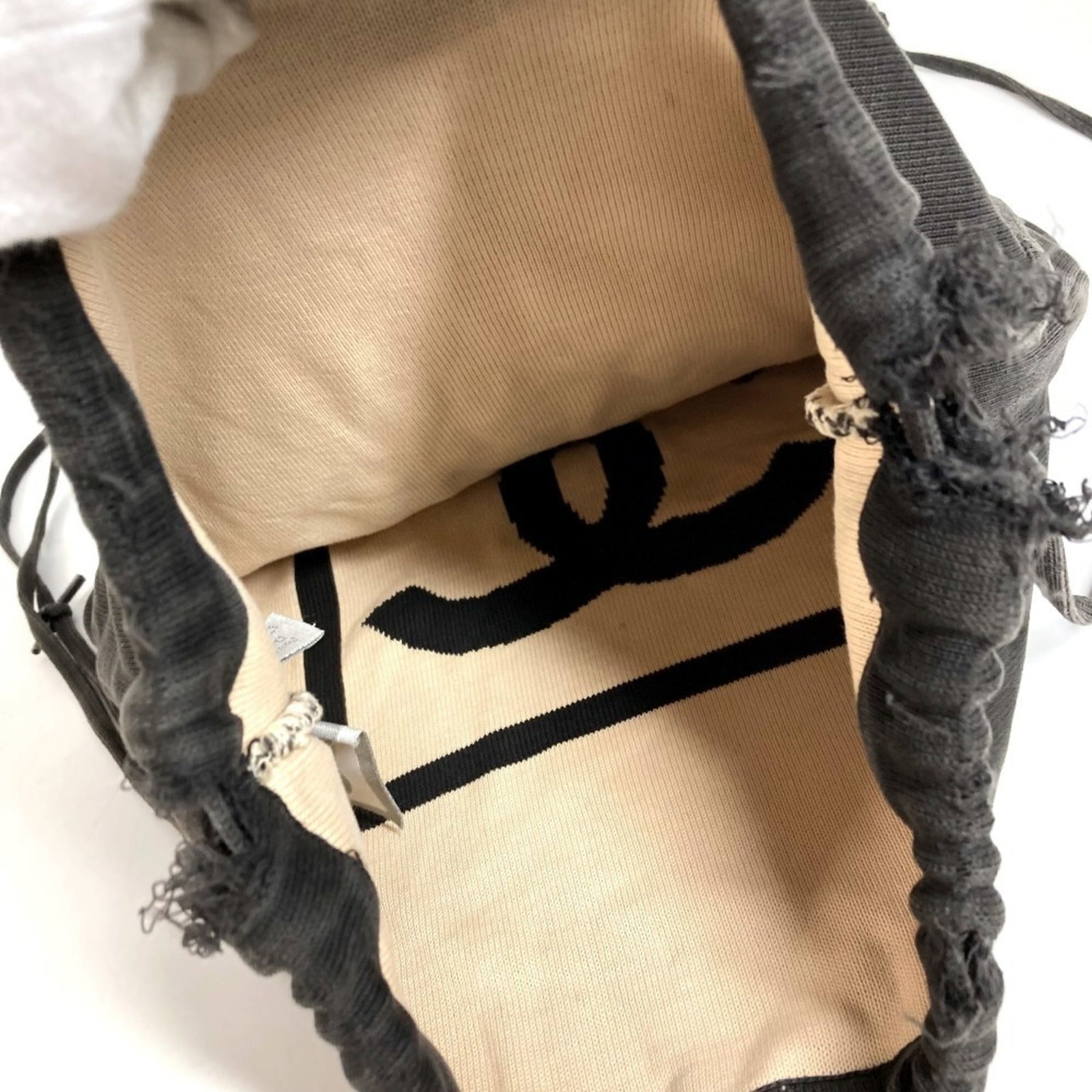 Cotton Backpack Chanel - 4