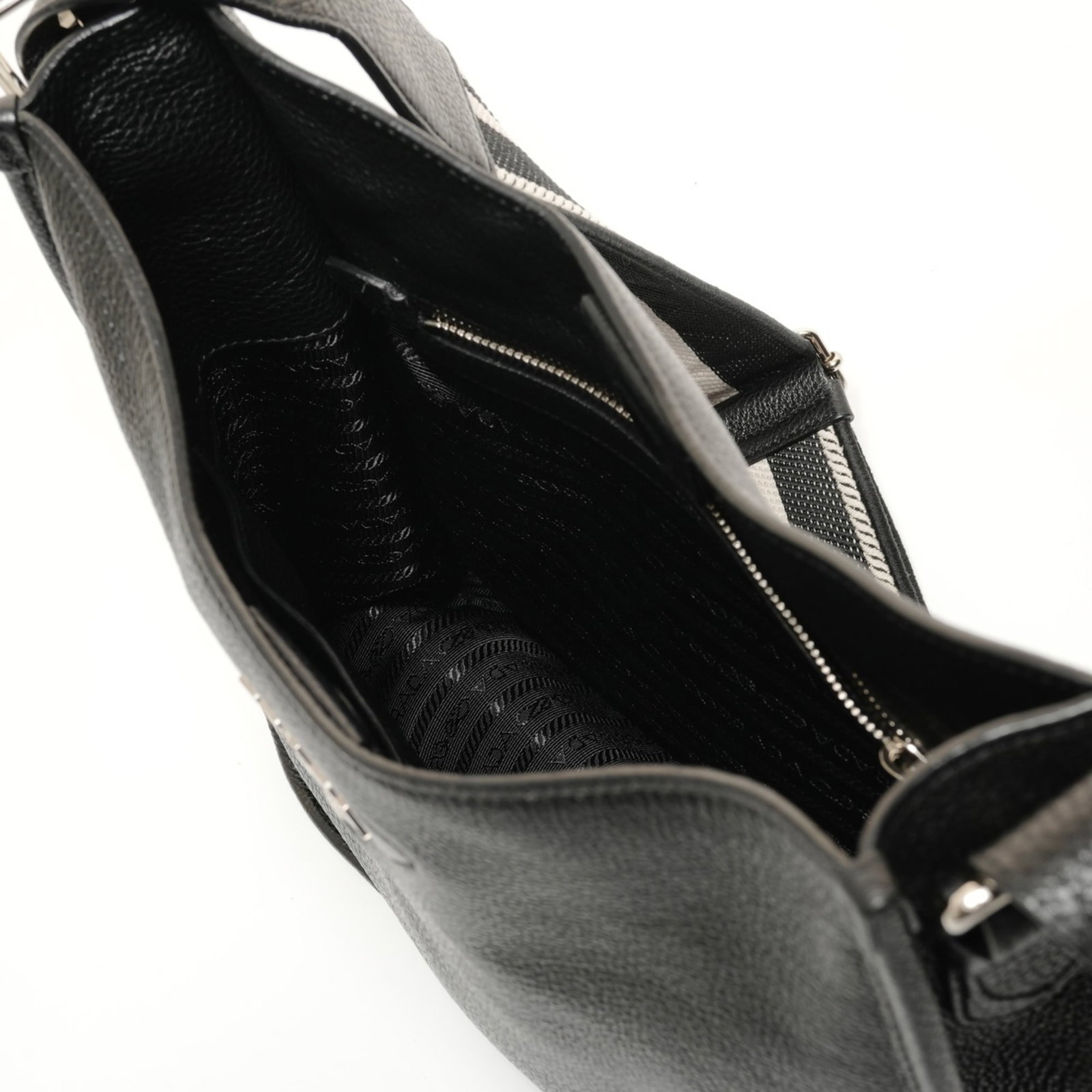 Shoulder Bag Leather by Prada - 11